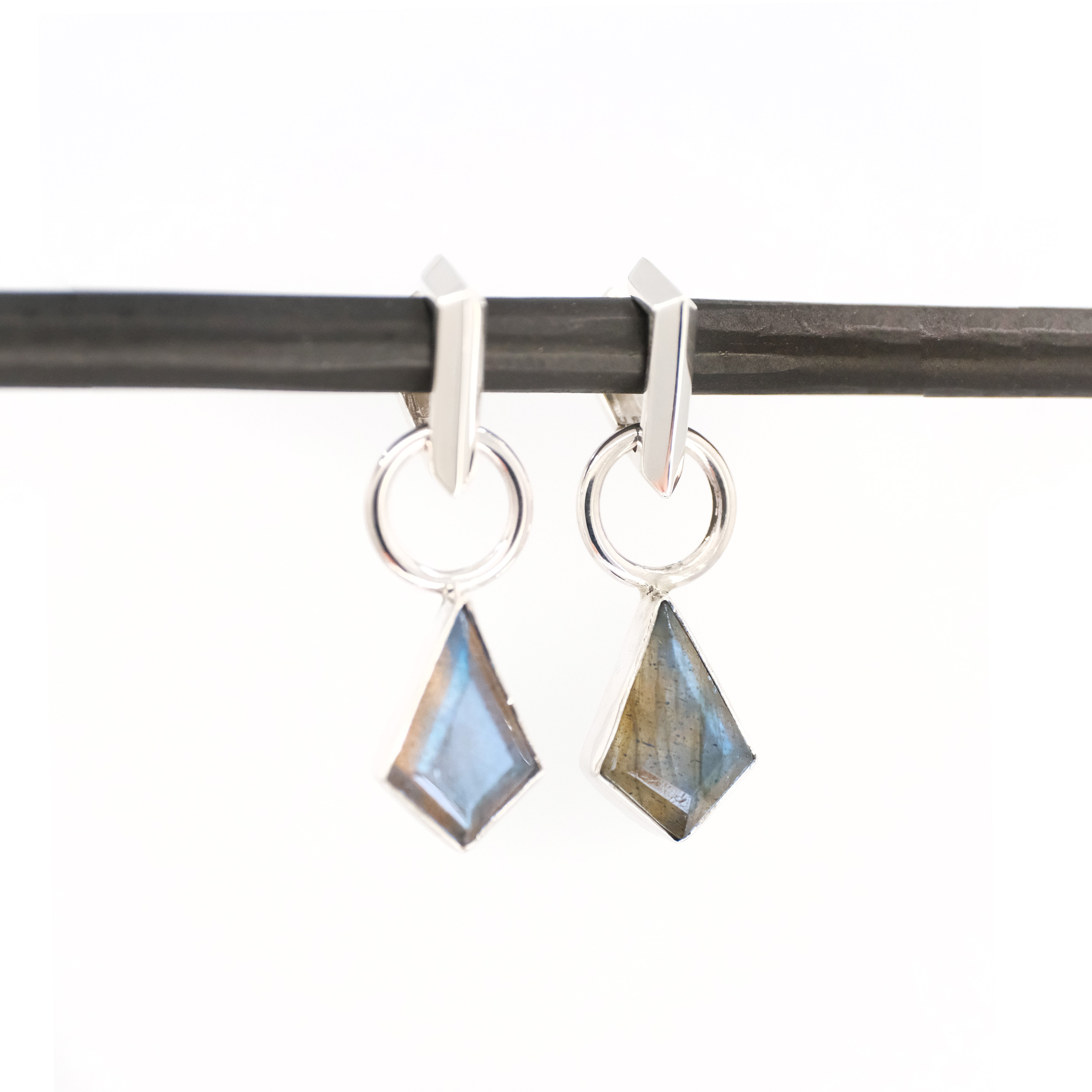 Labradorite Two-In-One Kyber Earrings