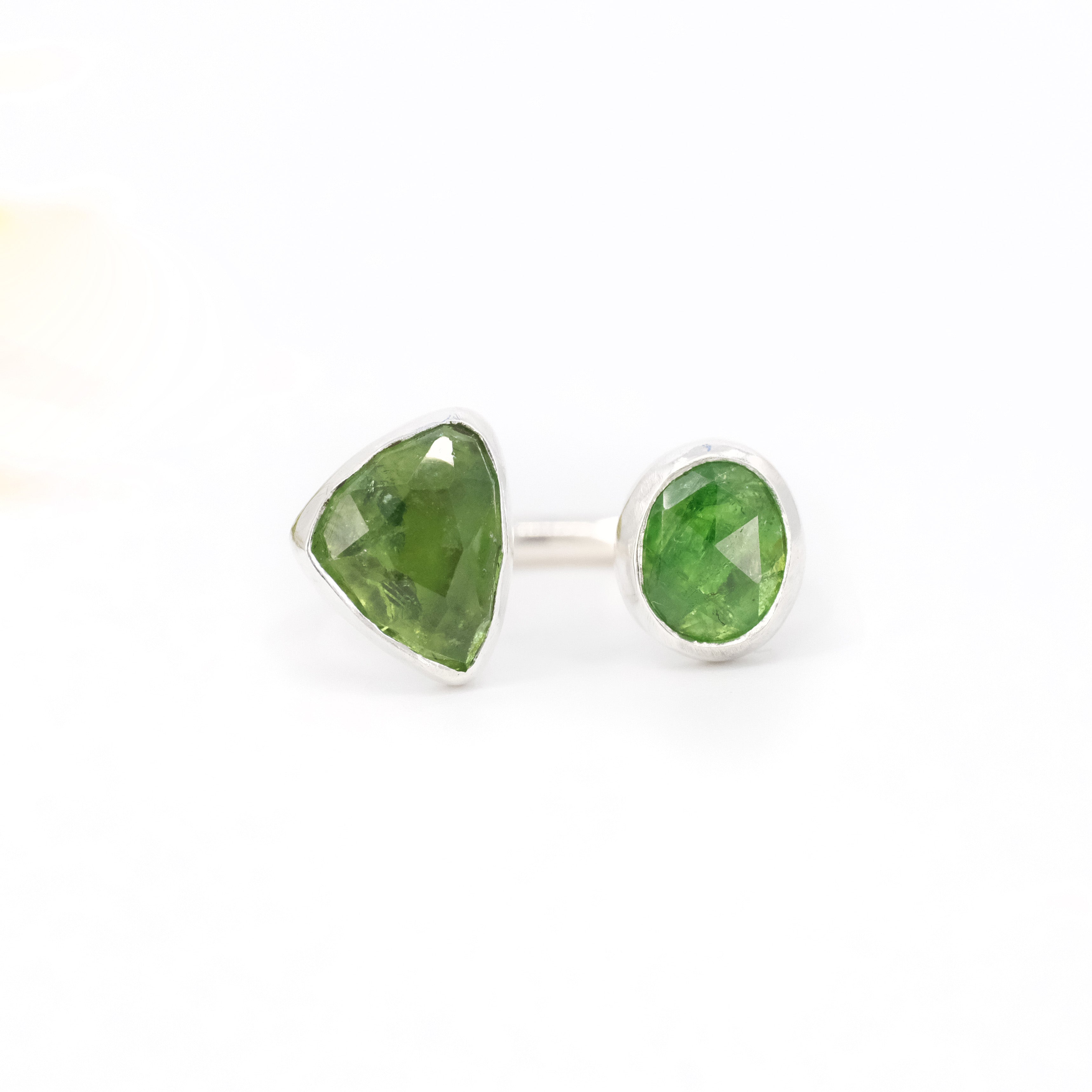 Tourmaline Duo Ring (Adjustable Size) - One of a Kind