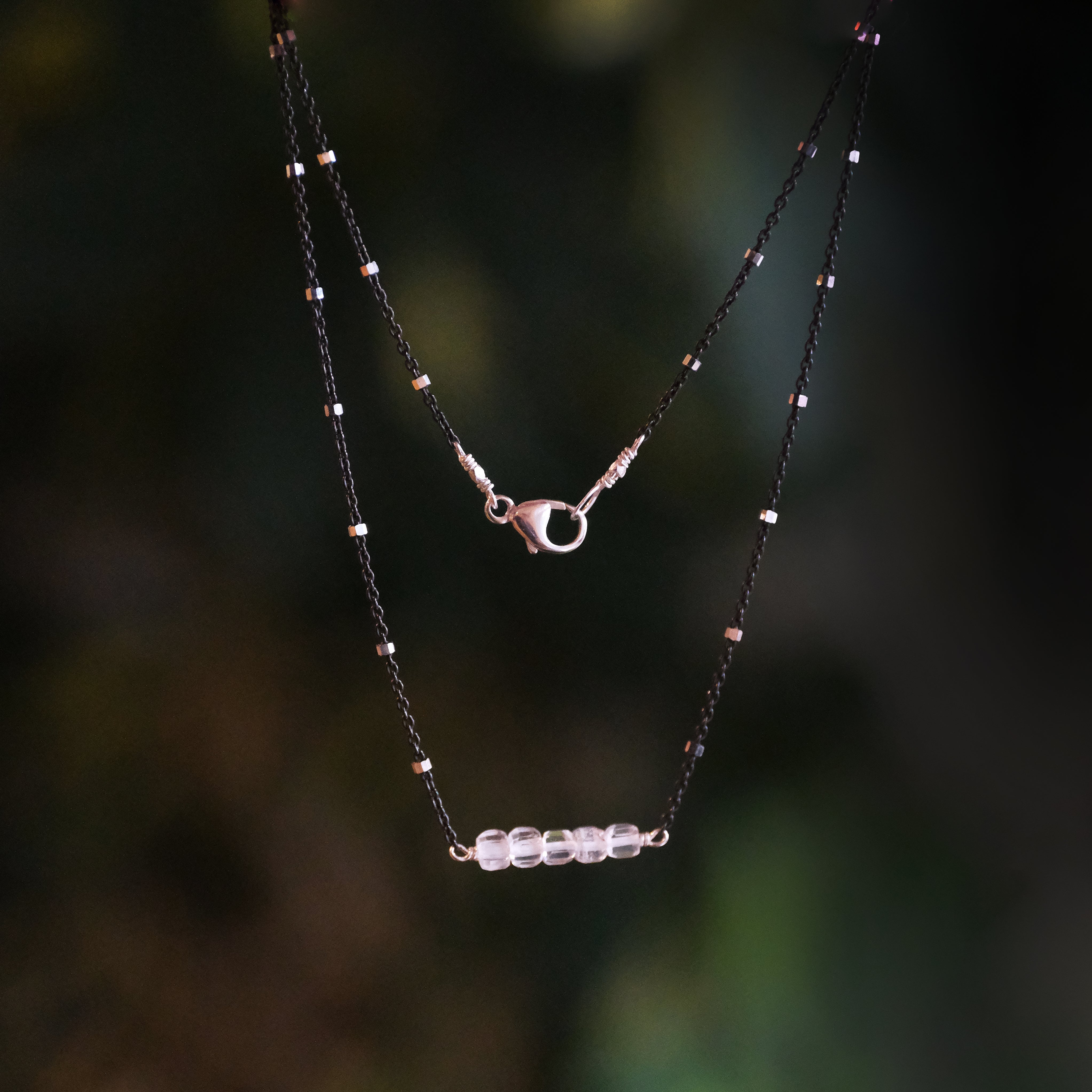 Ice Box Rock Quartz Necklace