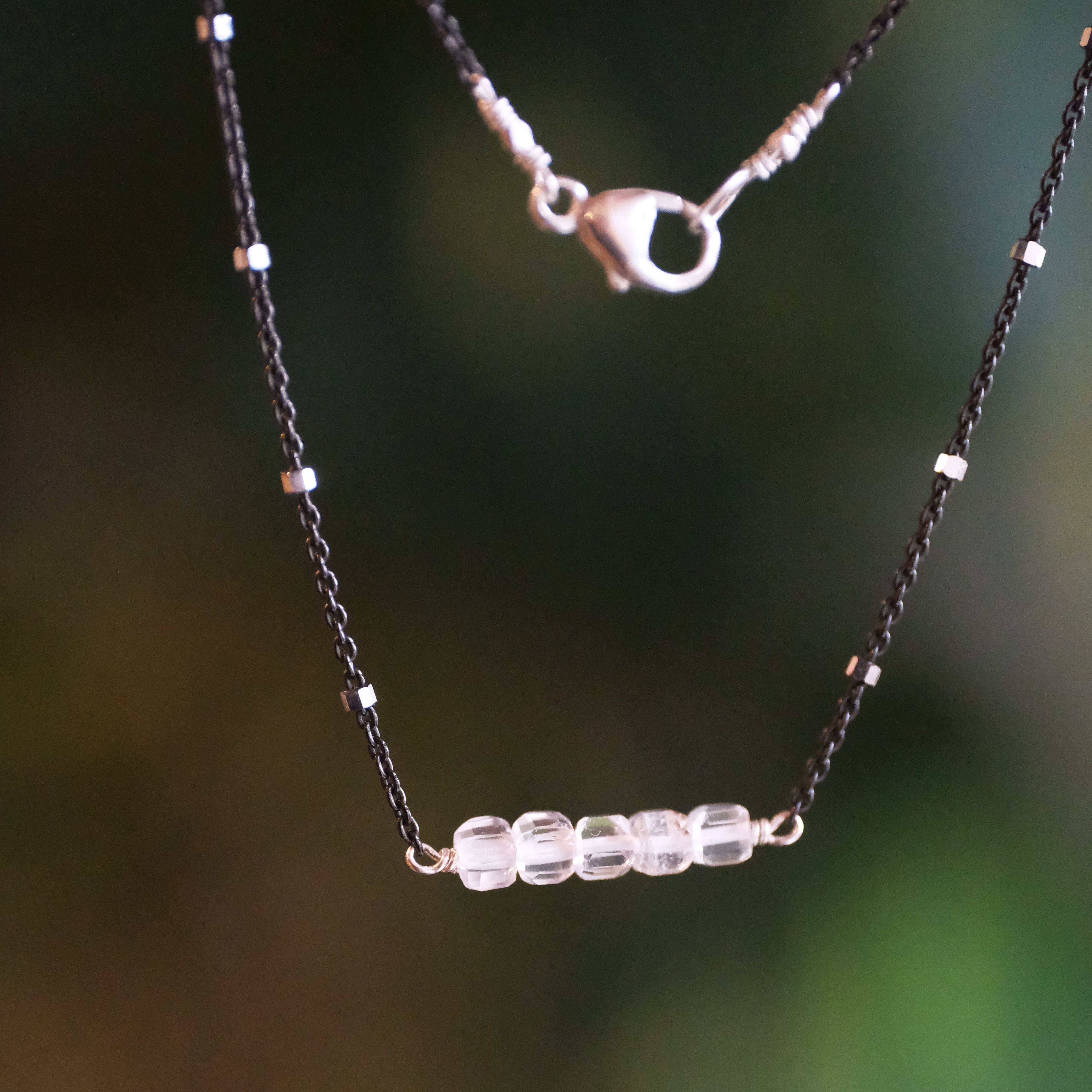 Ice Box Rock Quartz Necklace