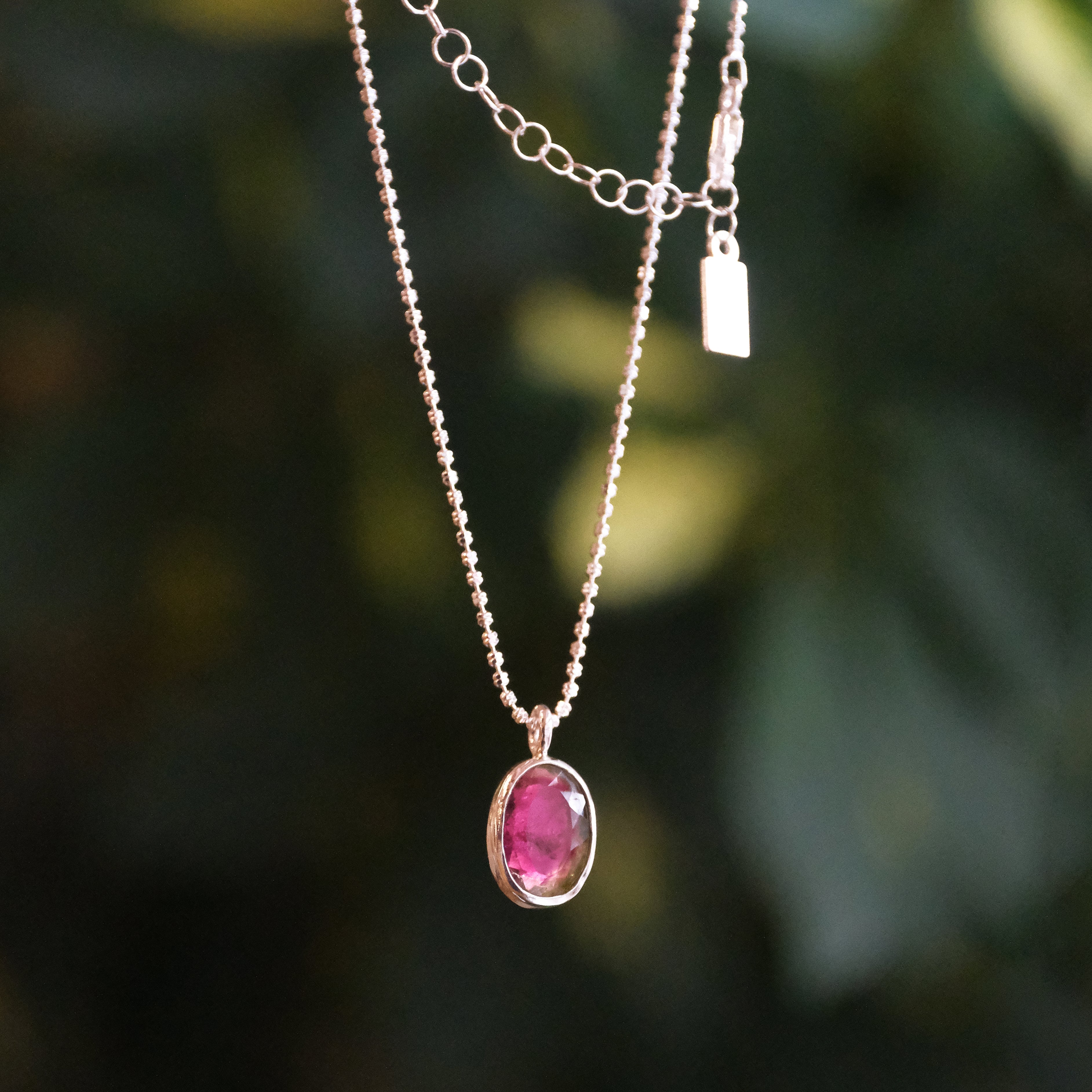 Watermelon Tourmaline Jubilee Necklace - One of a Kind
