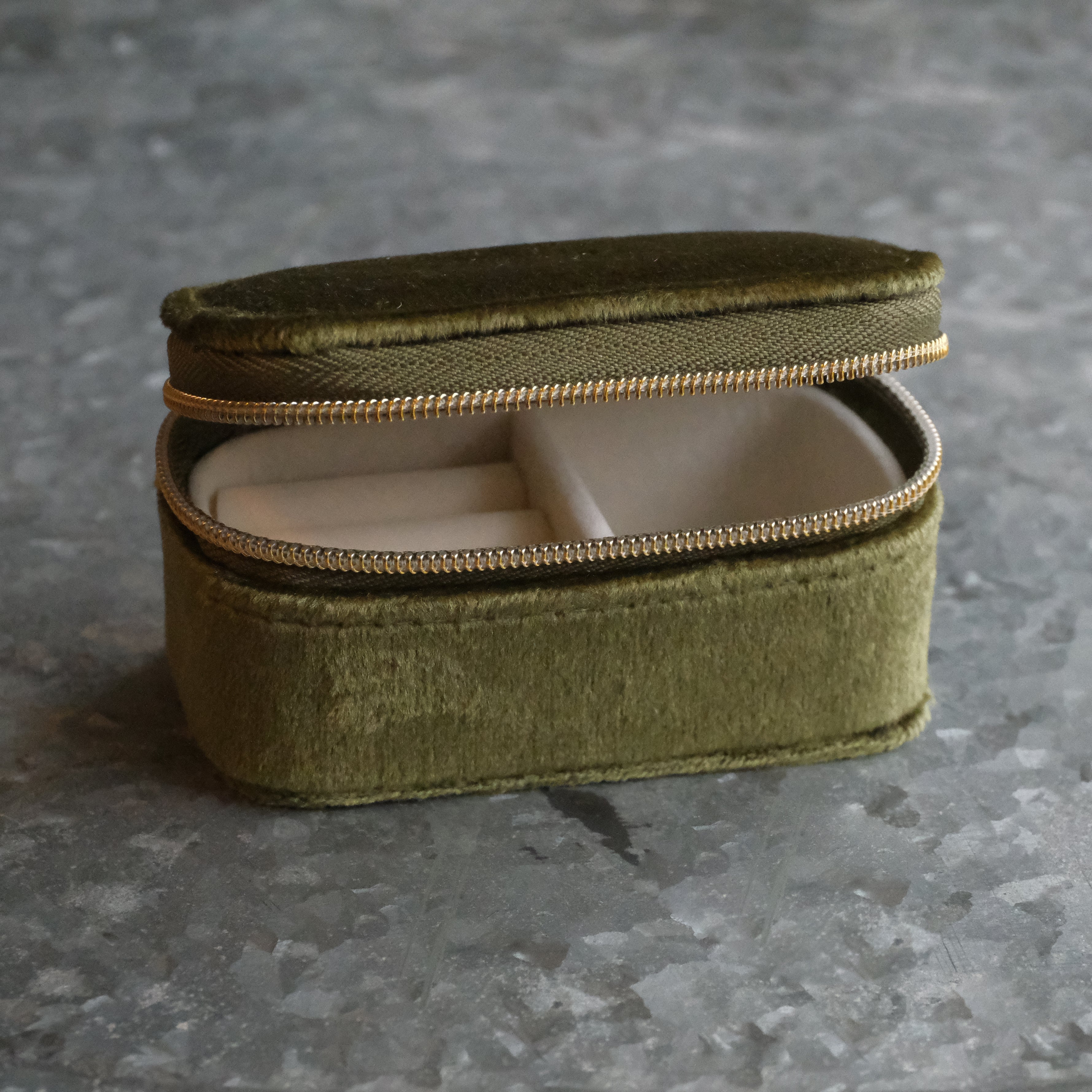 Velvet Travel Jewelry Case