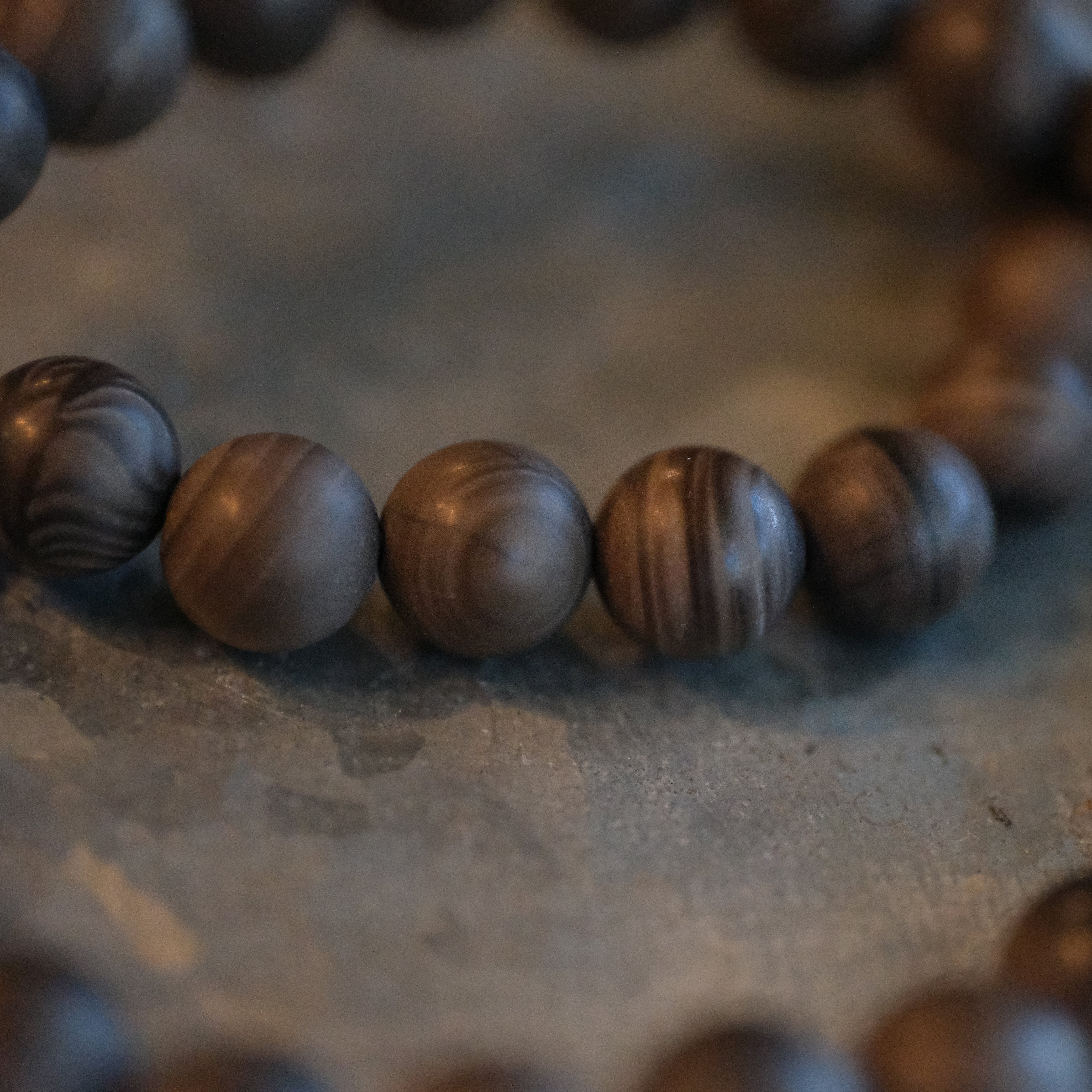 Brazilian Coffee Jasper + Sterling Bracelet