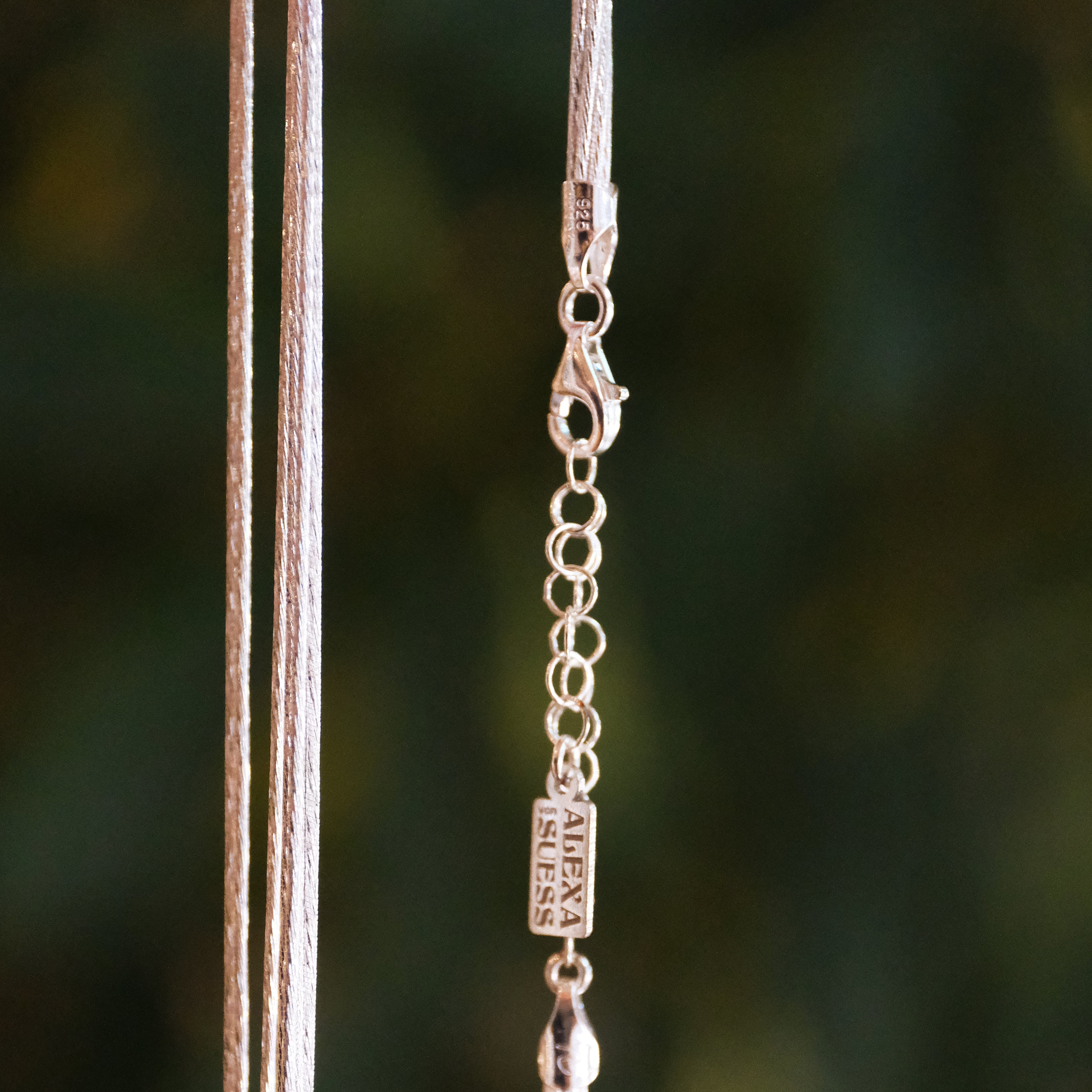 Aqua Kyanite Liquid Strand Necklace - One of a Kind