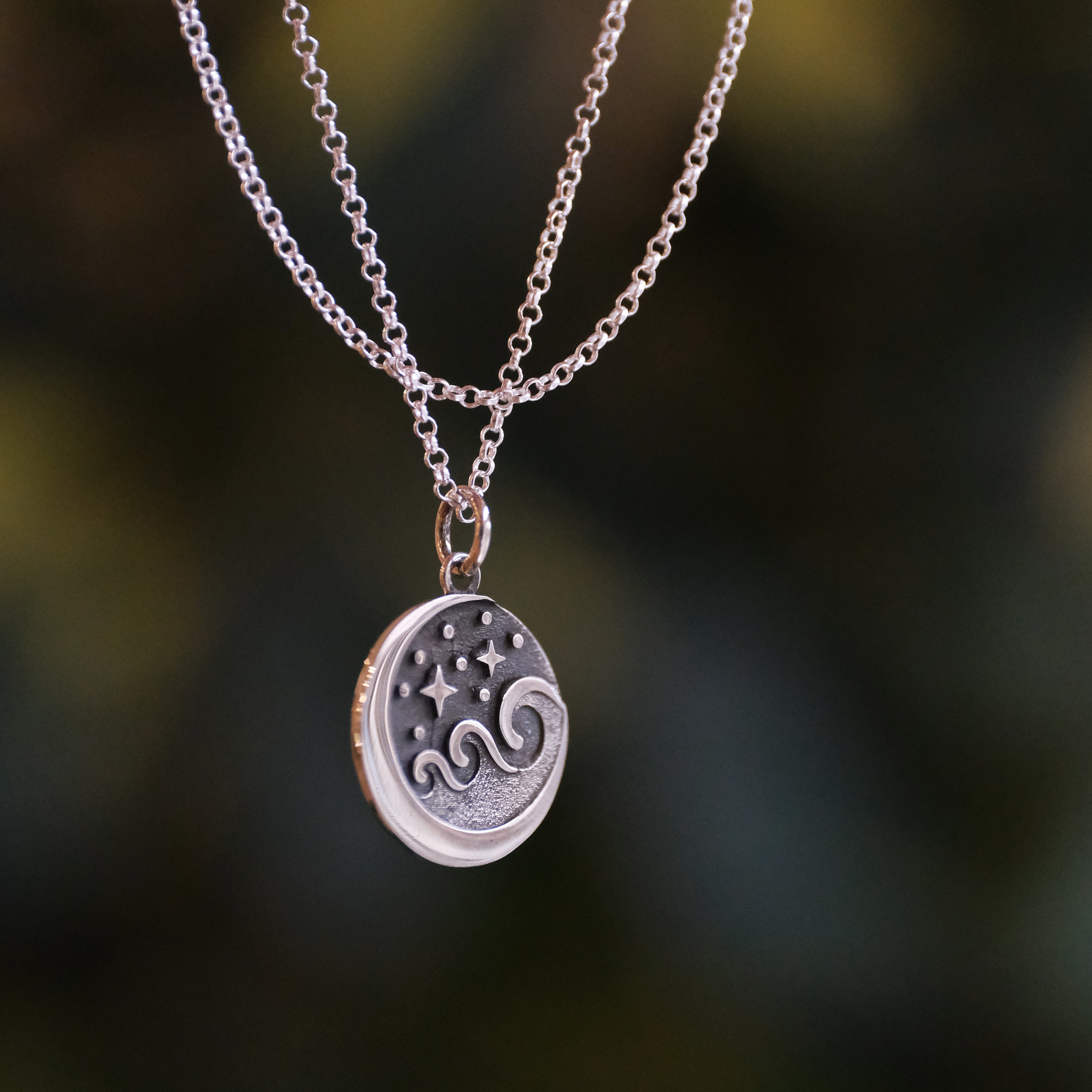 Sterling Starry Seas Necklace