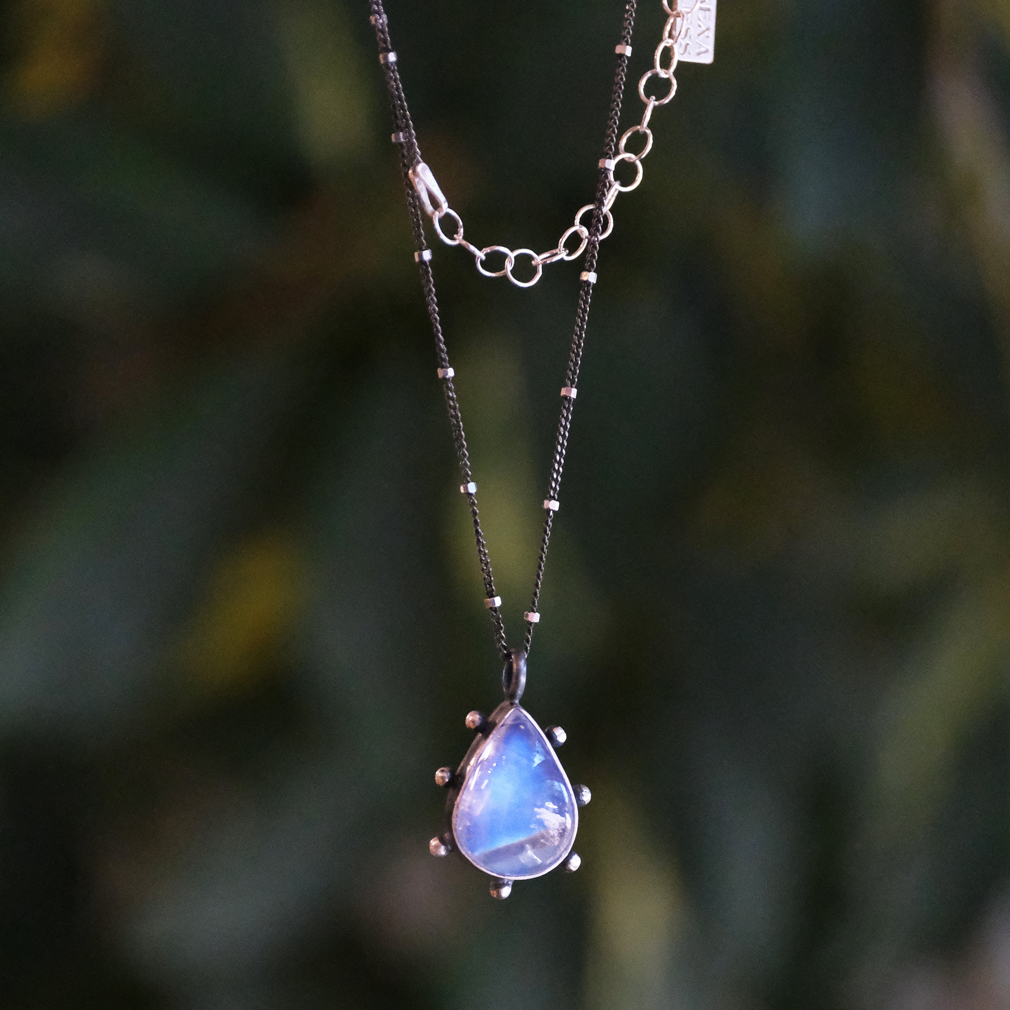 Moonstone + Sterling Galileo Necklace - One of a Kind