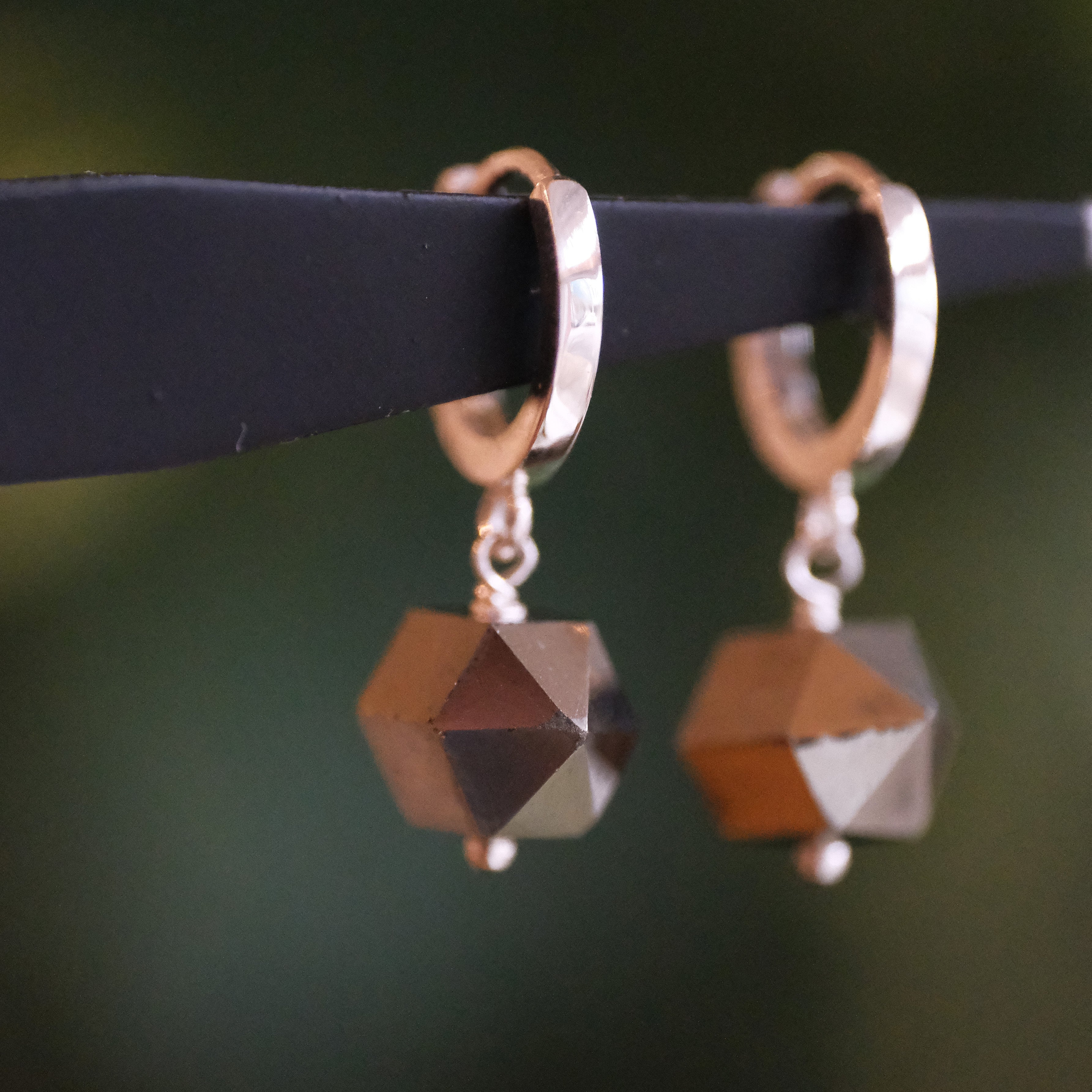 Sterling + Pyrite Cammi Huggers