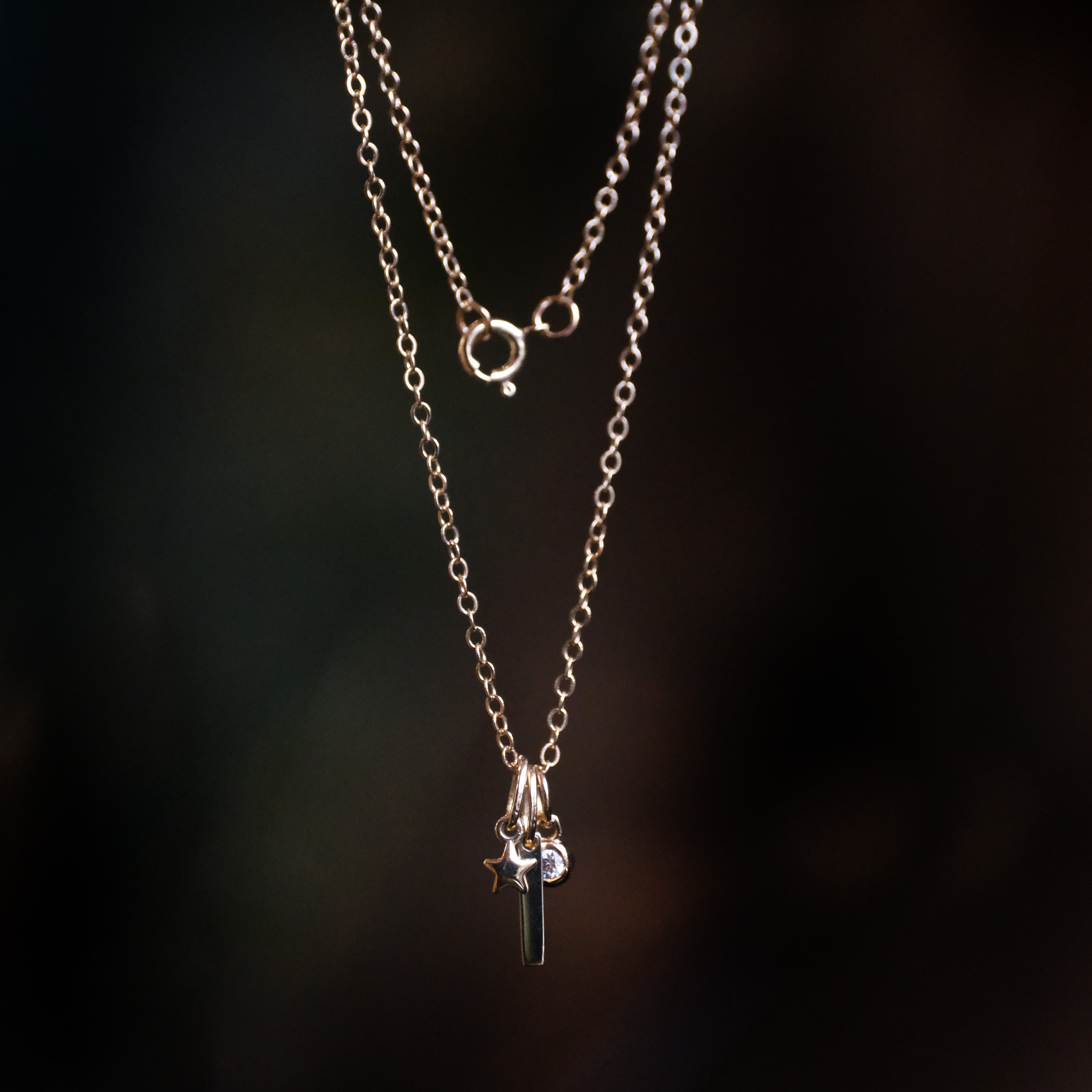 14k + Diamond Magick Charm Necklace