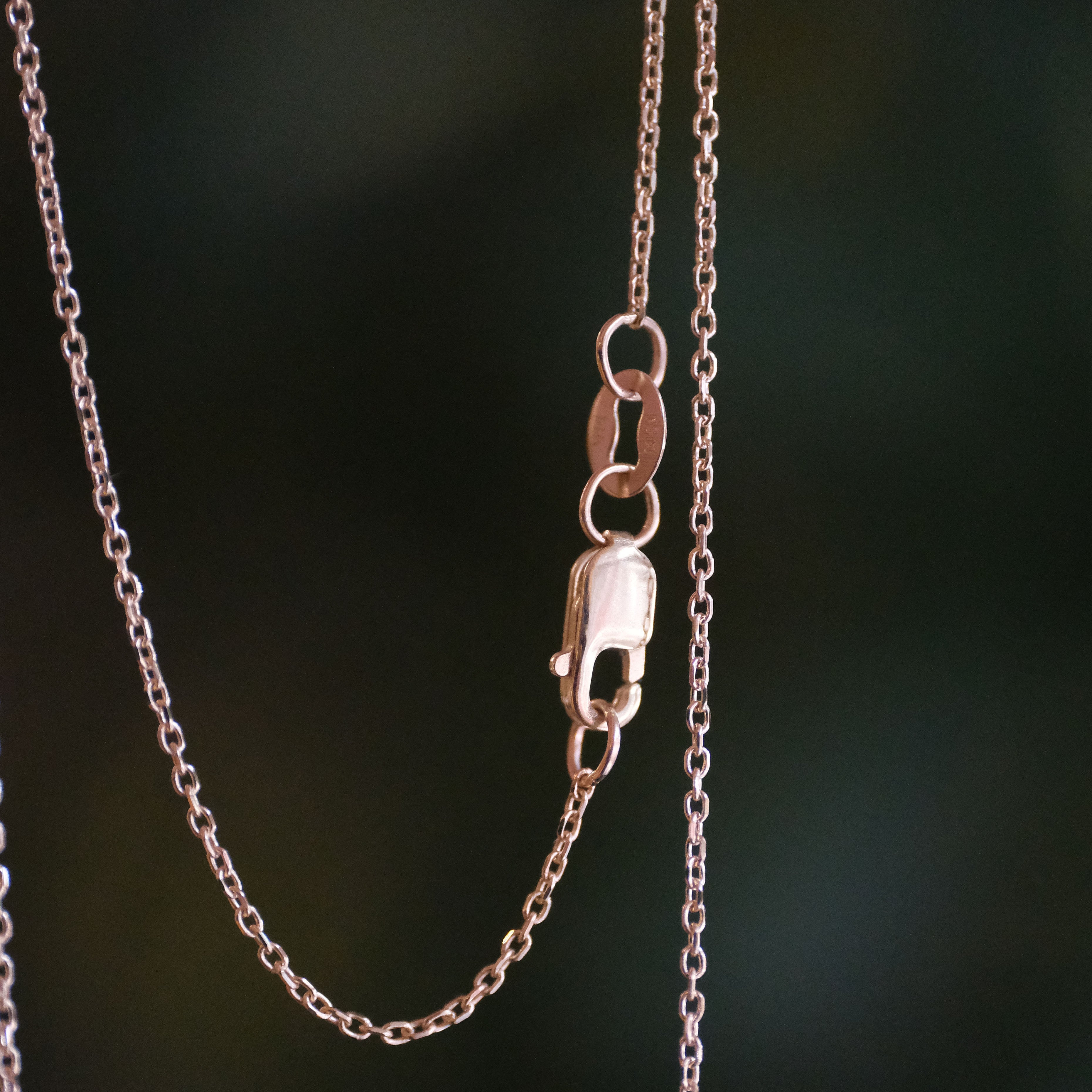 14k Peridot + Natural Diamond Rimini Necklace