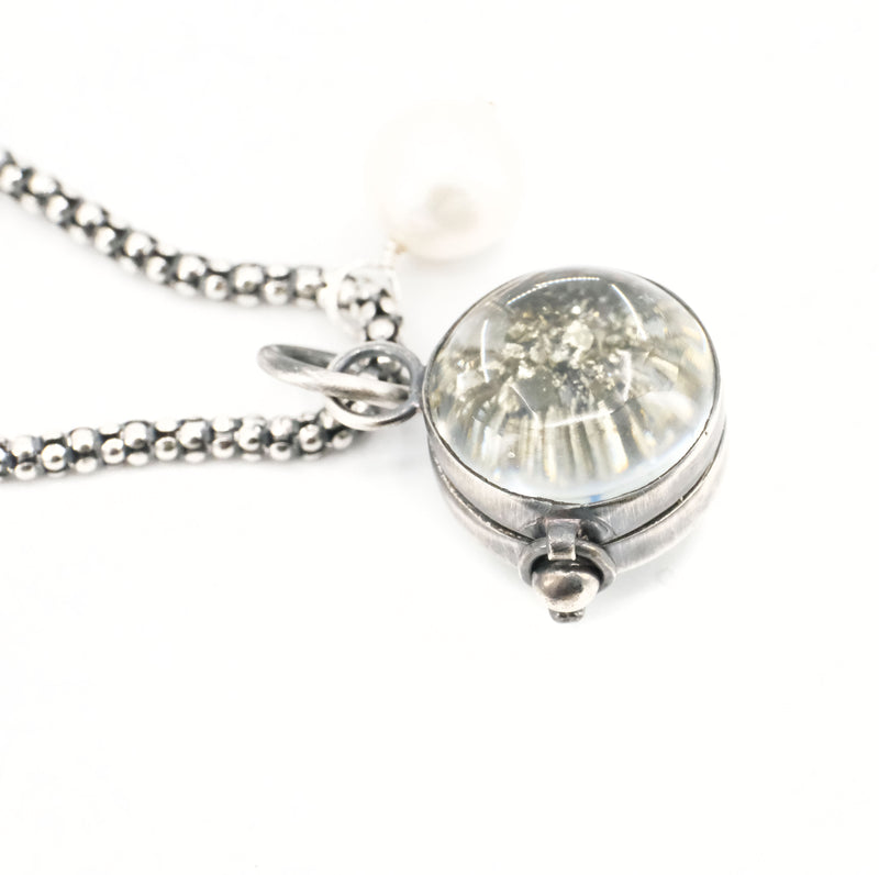 Dust to Dust Sterling Locket - One of a Kind