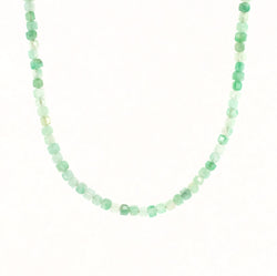 14k Seedling Emerald Necklace