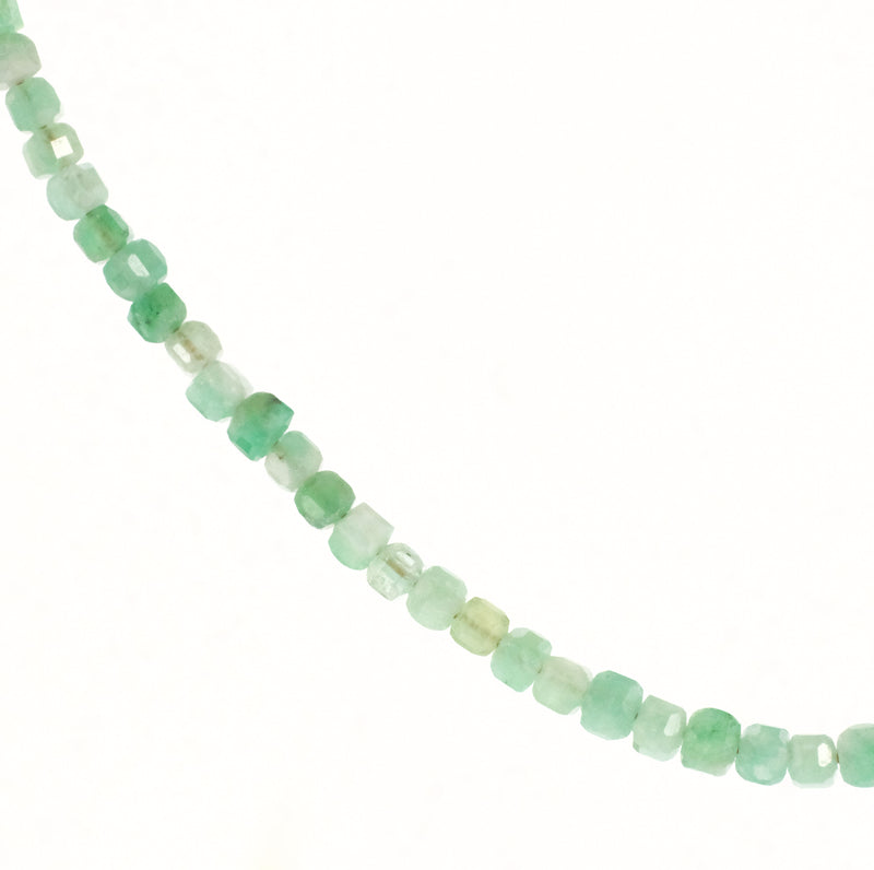 14k Seedling Emerald Necklace