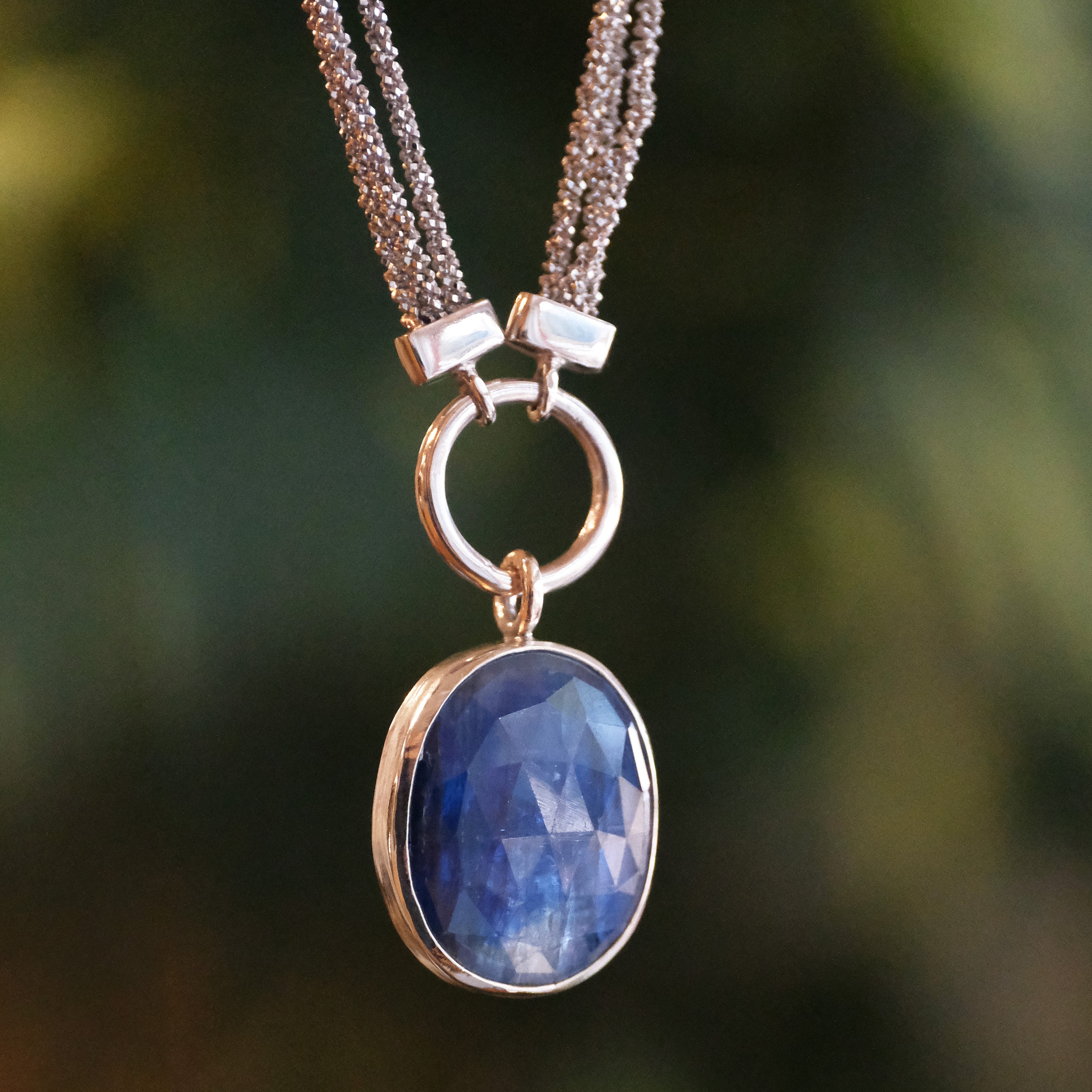 Blue Kyanite Malta Necklace - One of a Kind