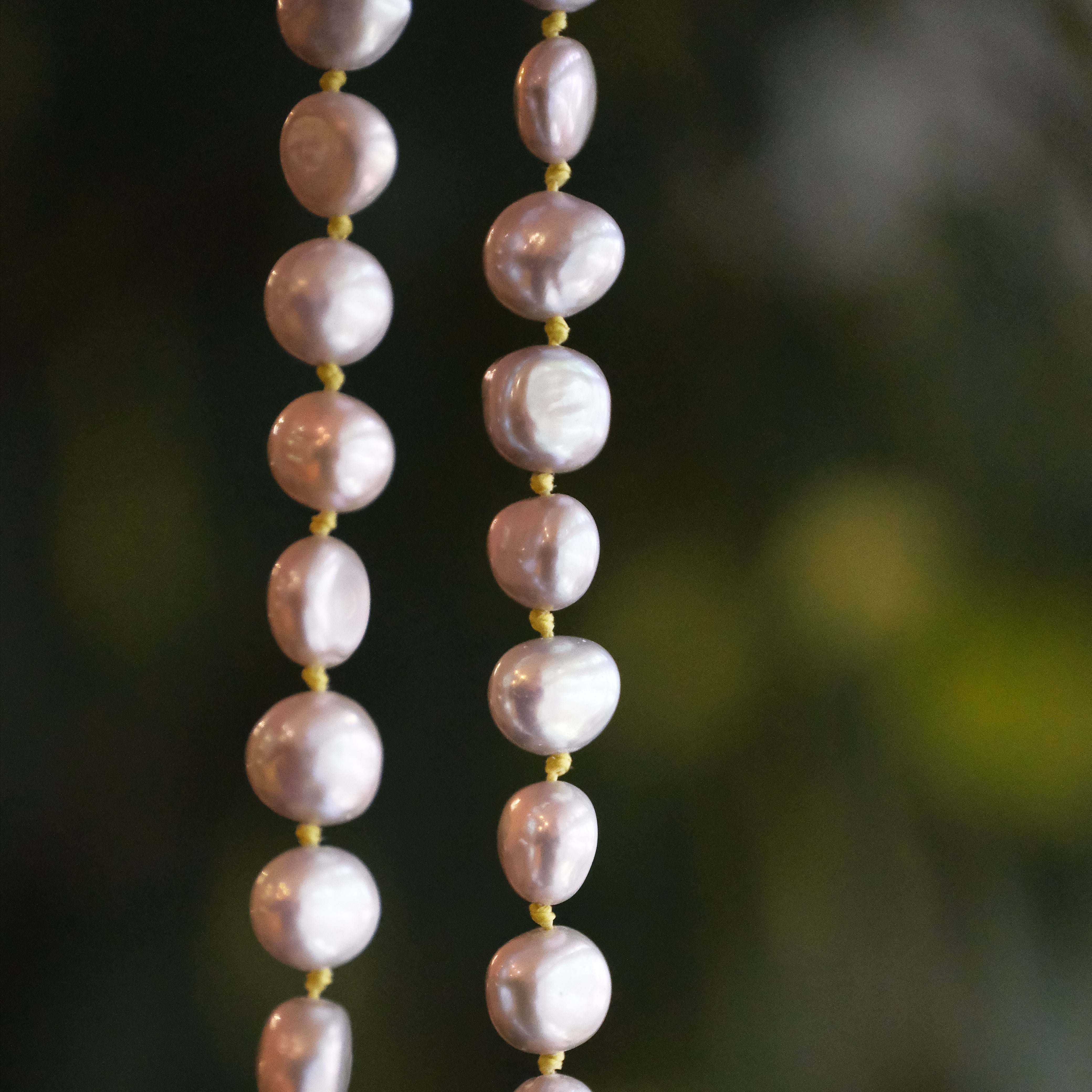 Dove Grey Freshwater Pearl Sprout Necklace - One of a Kind