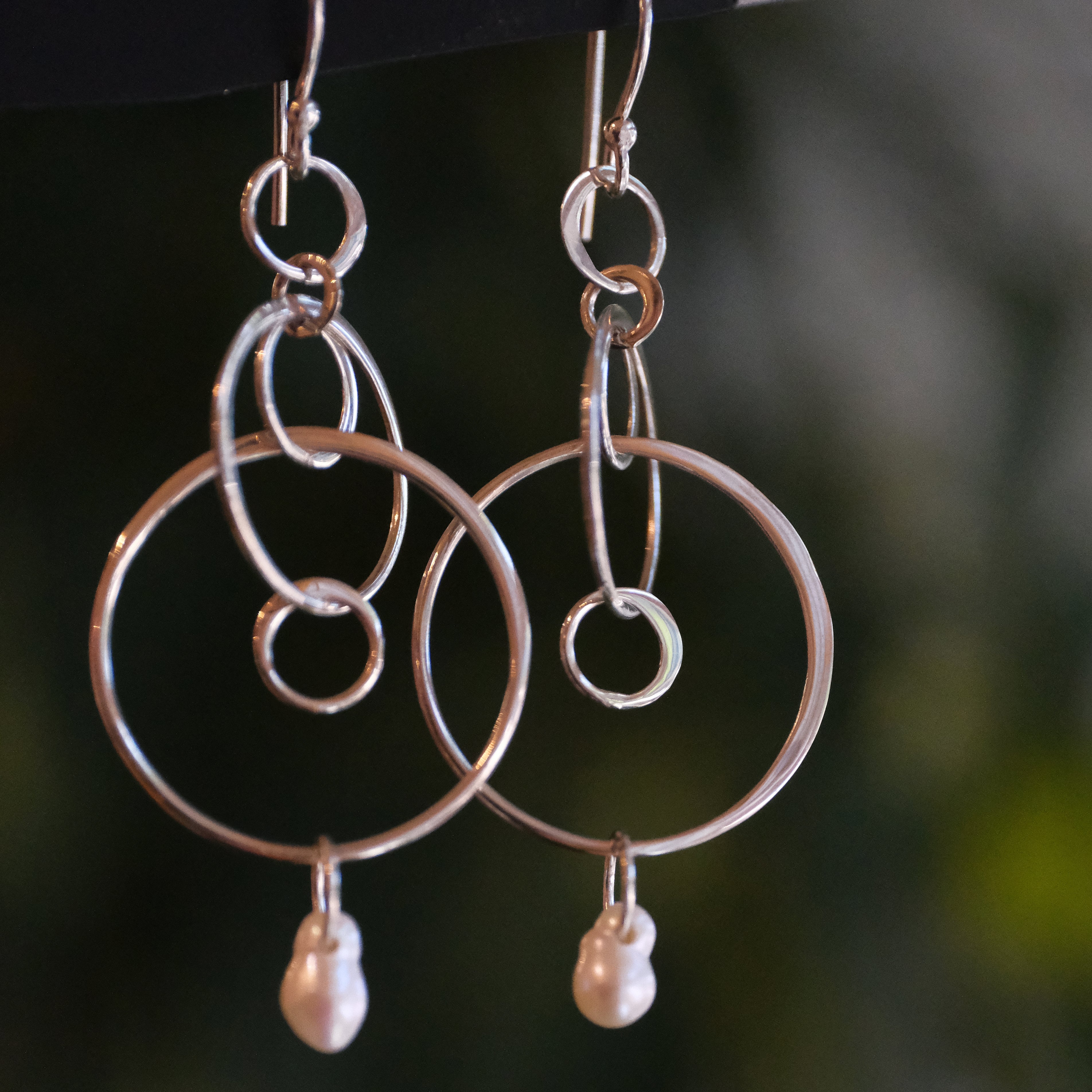 Freshwater Pearl + Sterling Bubbly Earrings - One of a Kind