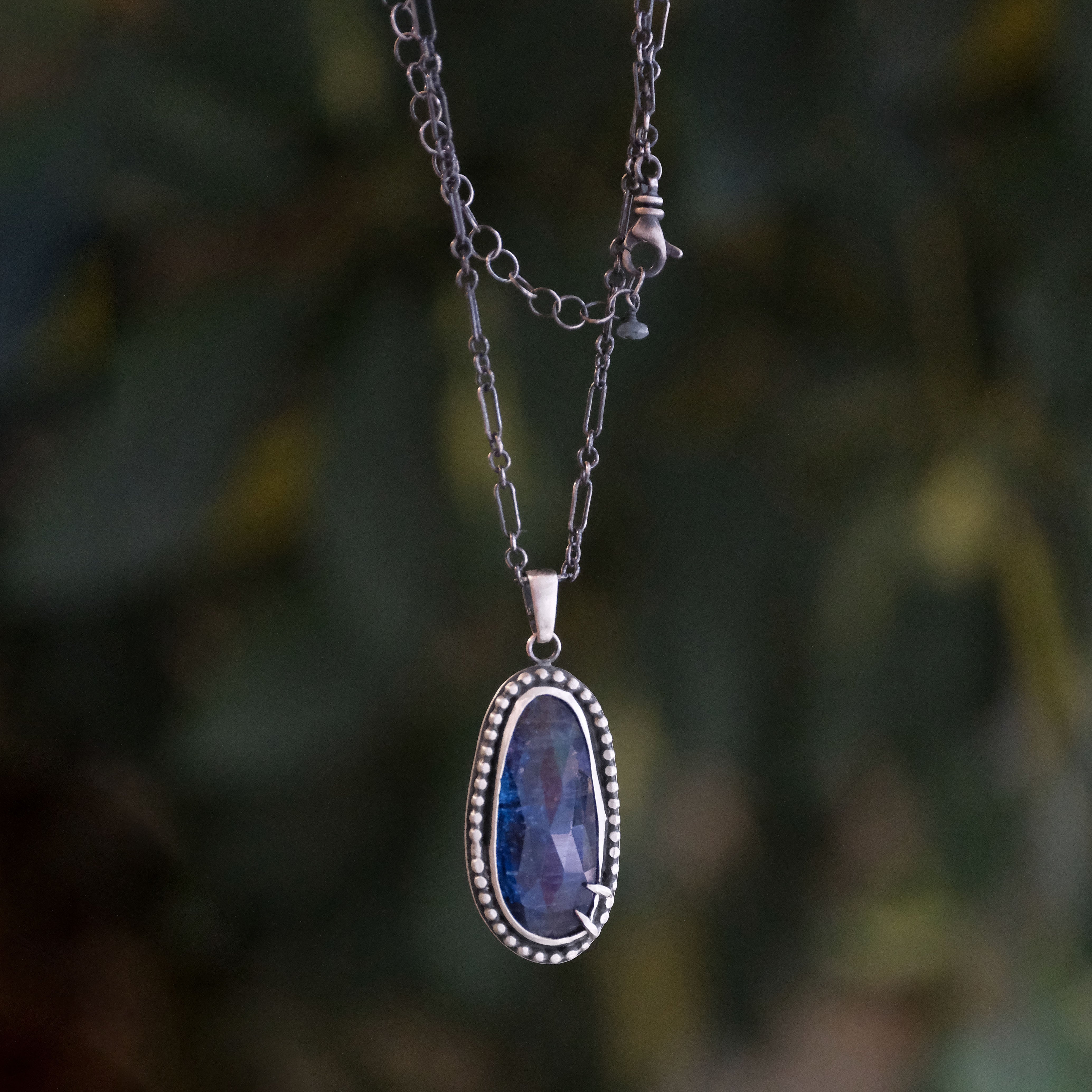 Kyanite + Sterling Talona Necklace - One of a Kind