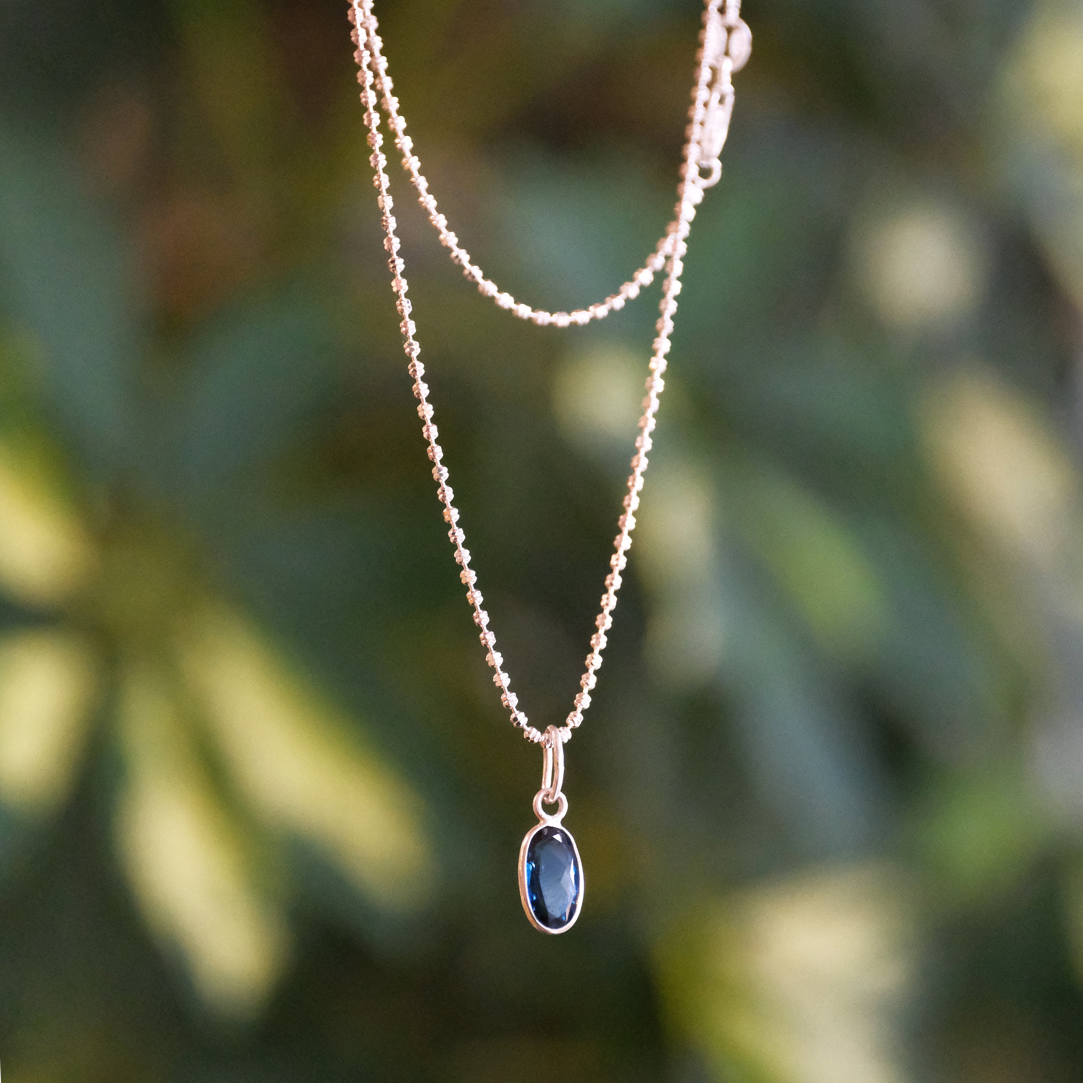 London Blue Topaz Solo Necklace