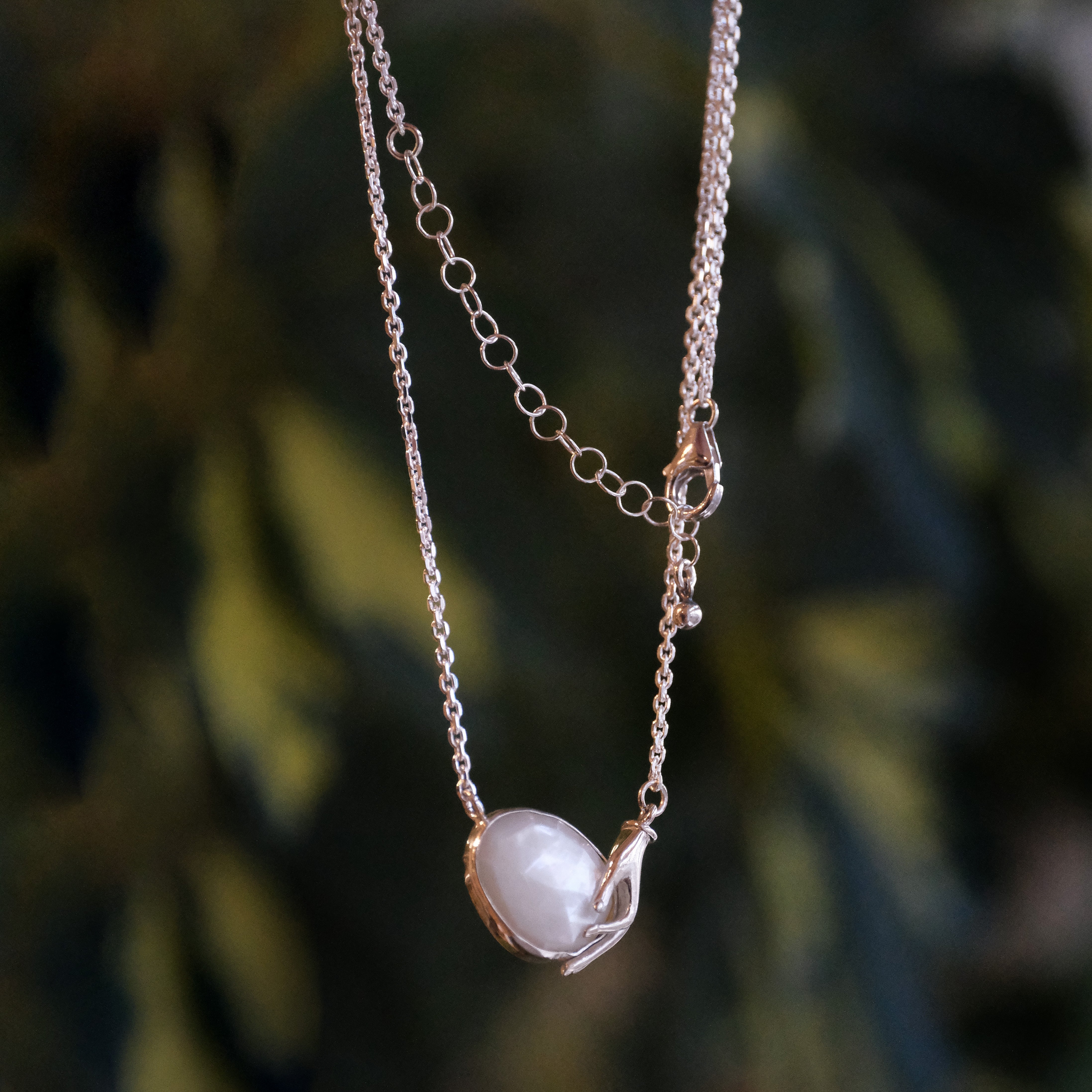 Mother of Pearl Mercy Necklace - One of a Kind