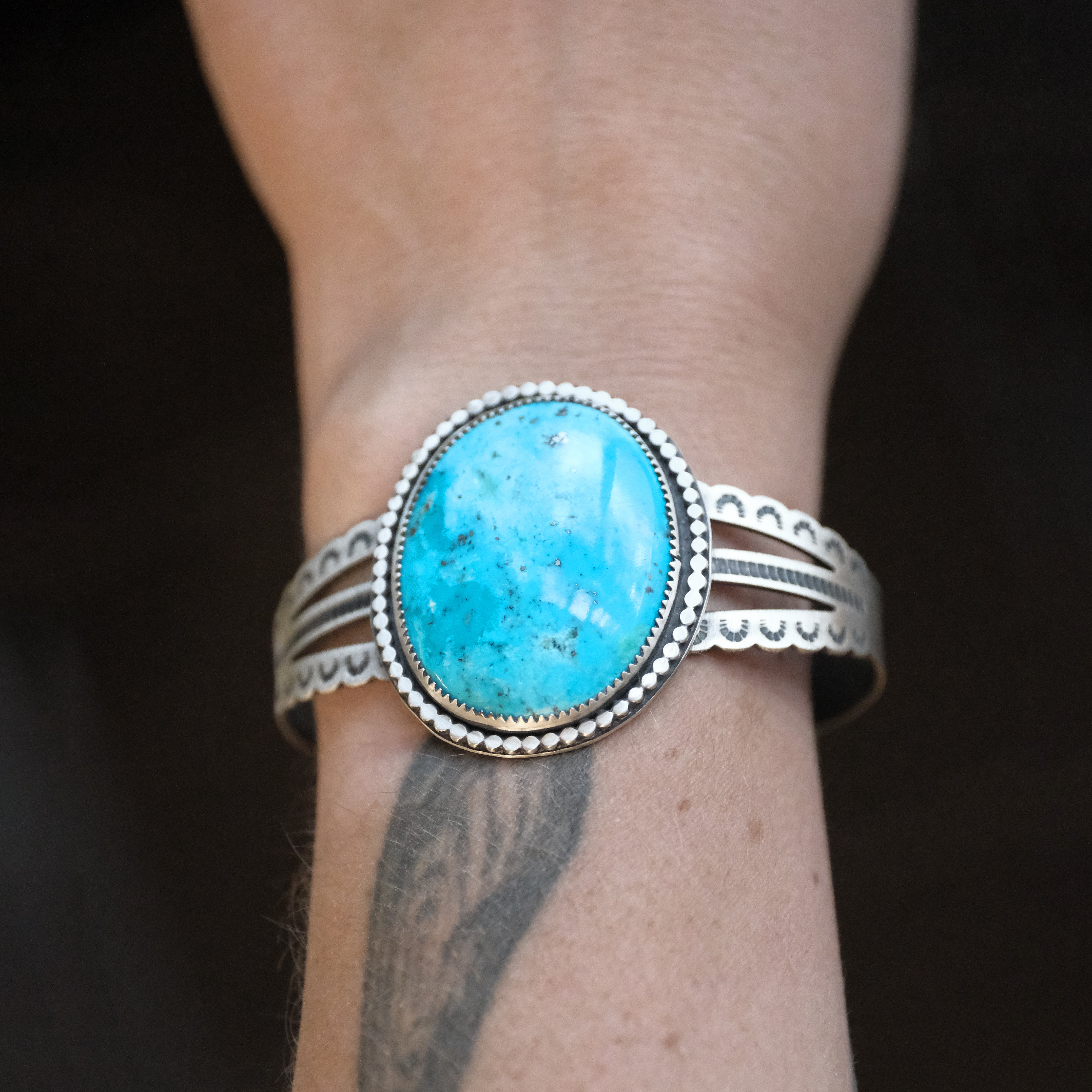 Tonopah Turquoise Cuff - One of a Kind