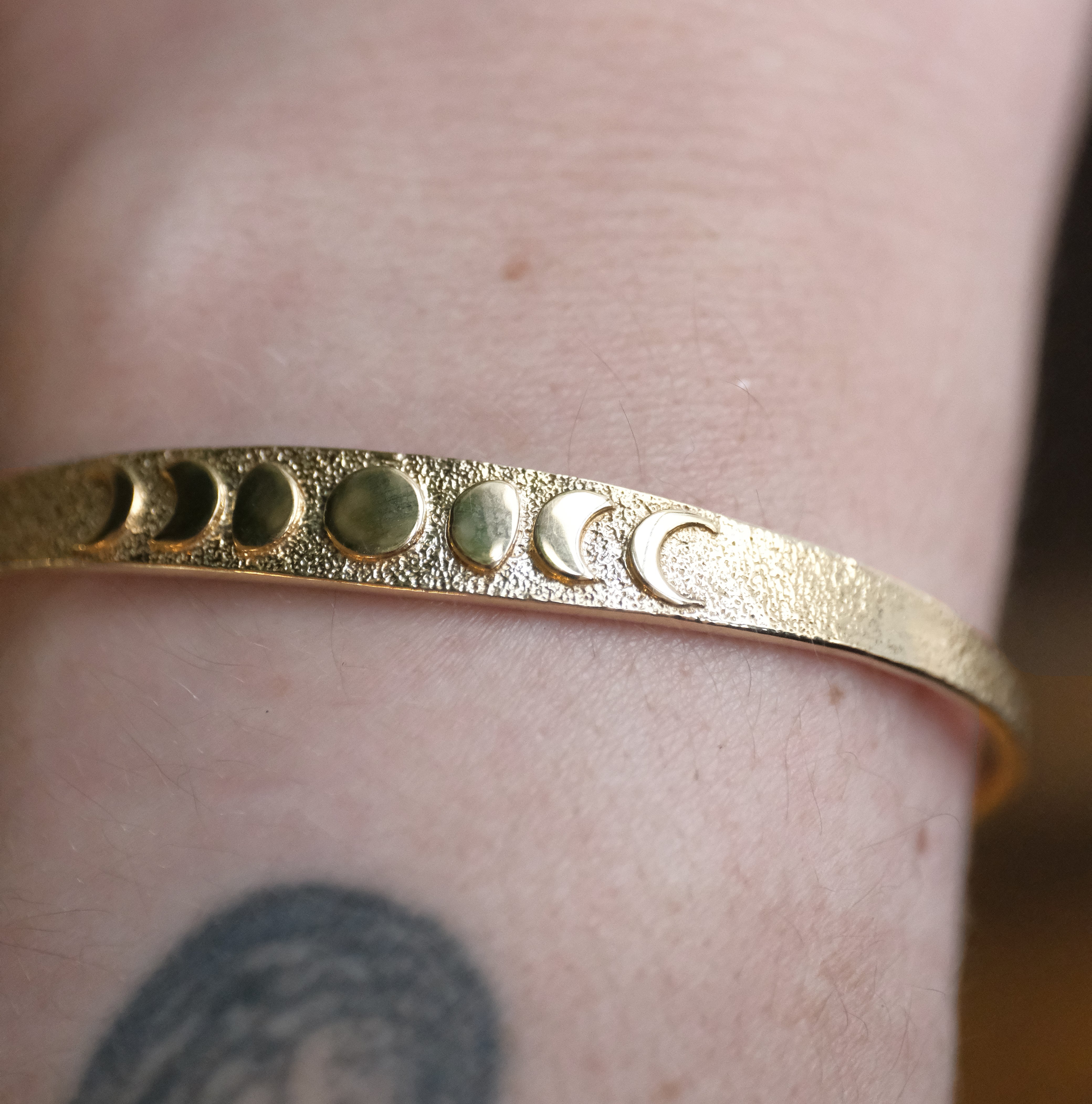 Bronze Moon Phase Cuff