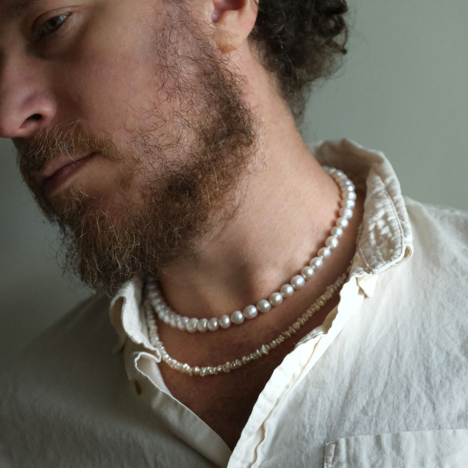 Liquid Strand Amber Liquid Strand Necklace - One of a Kind