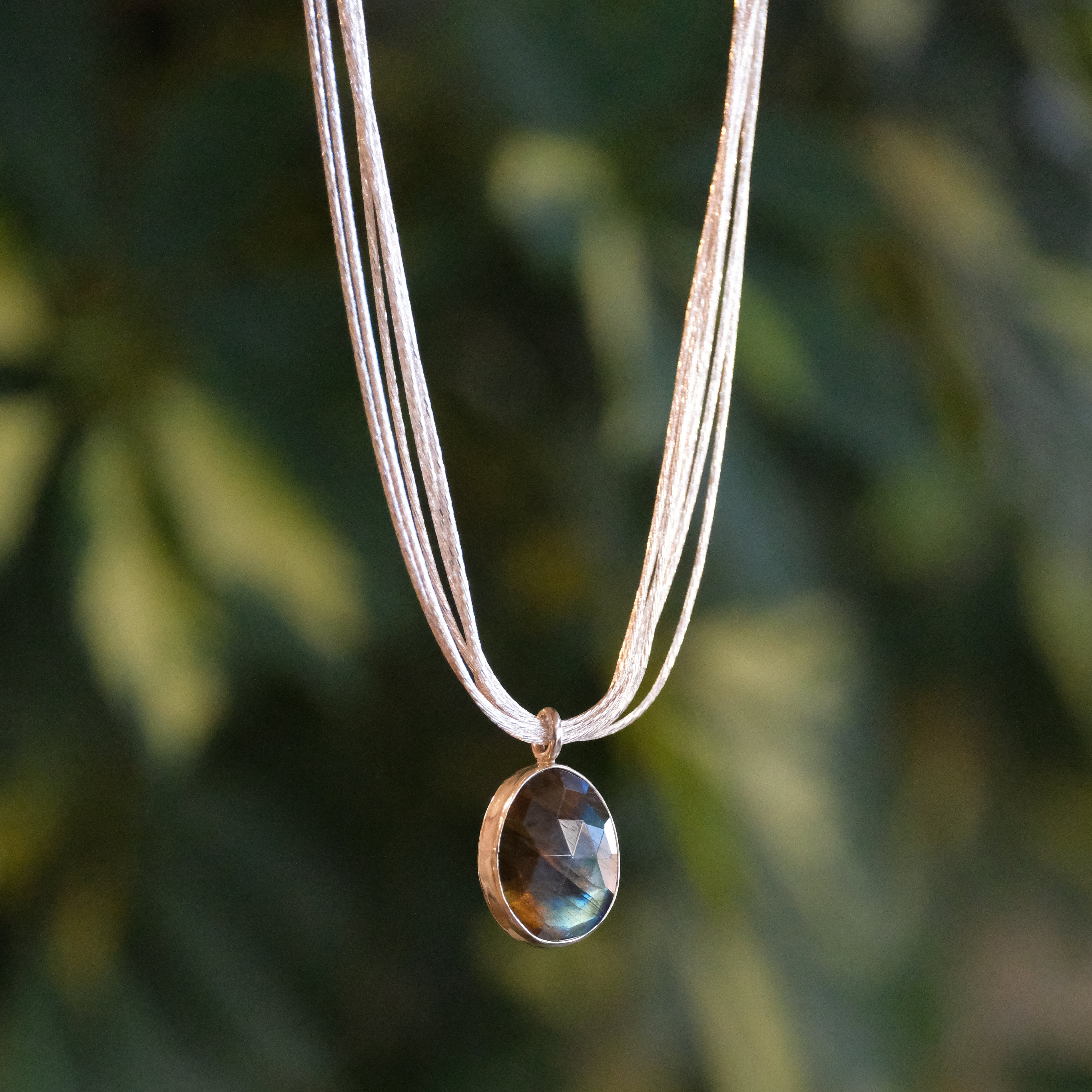 Labradorite Liquid Strand Necklace - One of a Kind