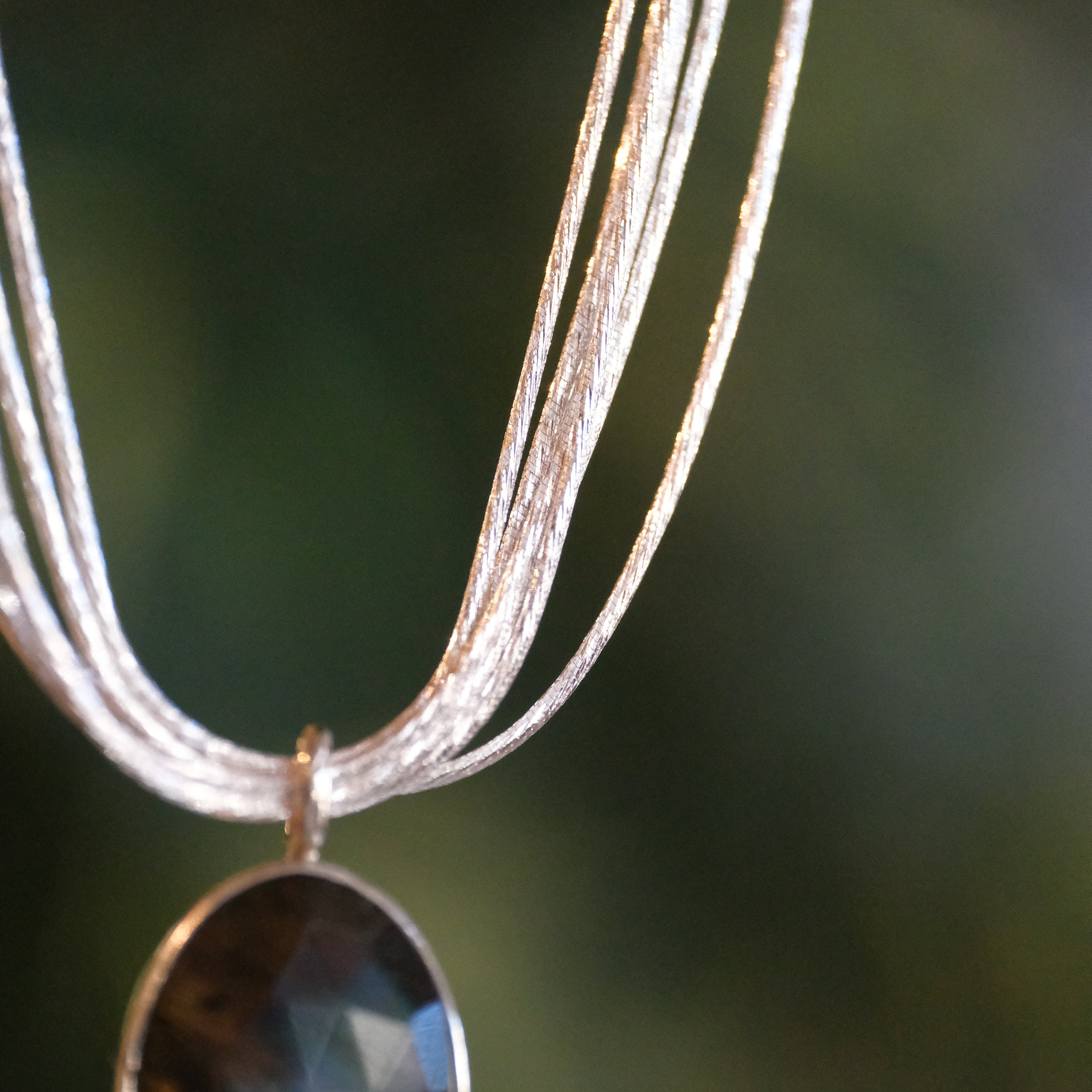 Labradorite Liquid Strand Necklace - One of a Kind