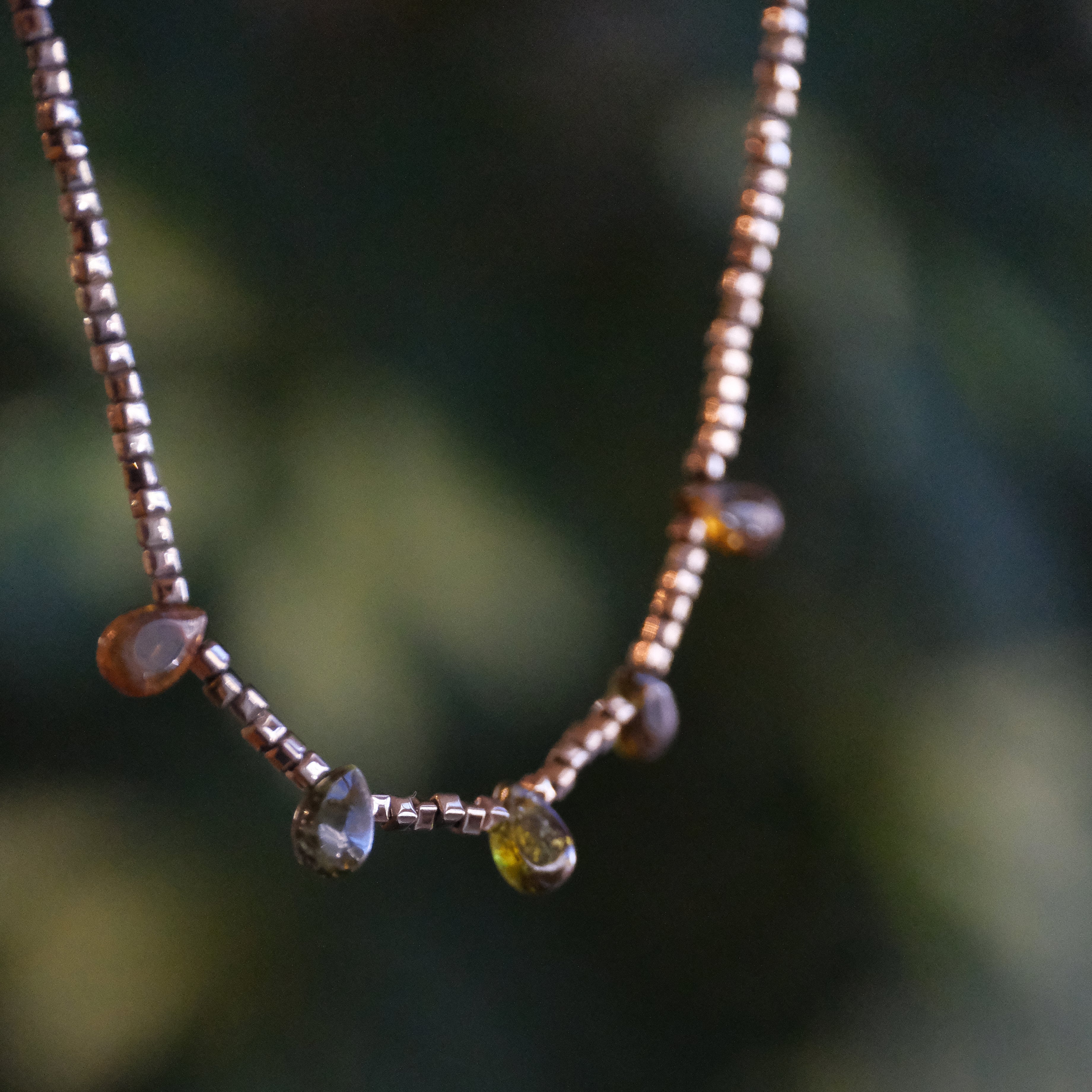 Pyrite + Tourmaline Sierra Necklace - One of a Kind