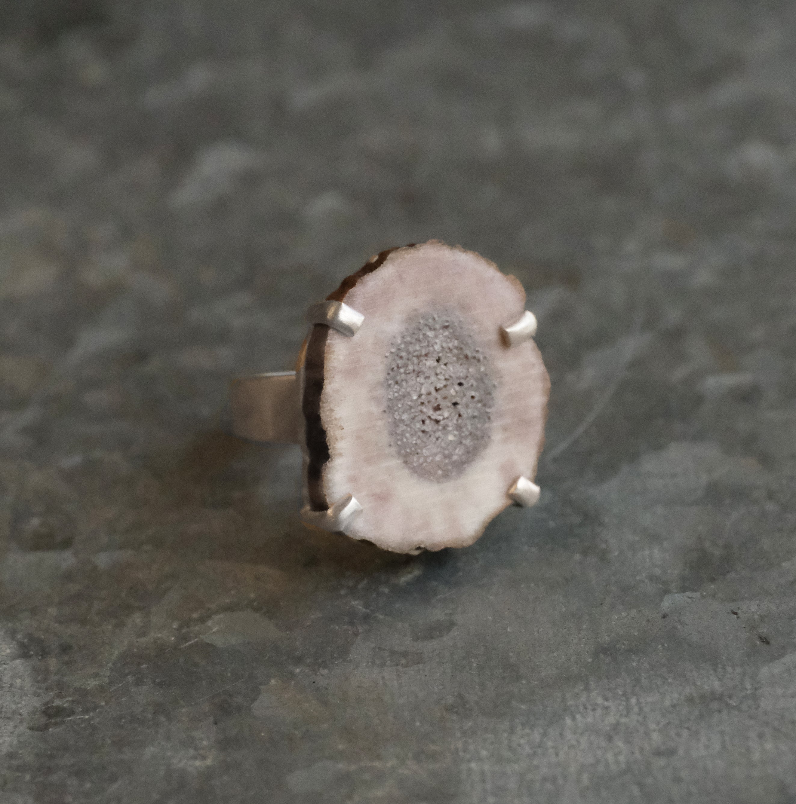 Marrow Elk Antler Ring (Size 7.5) - One of a Kind