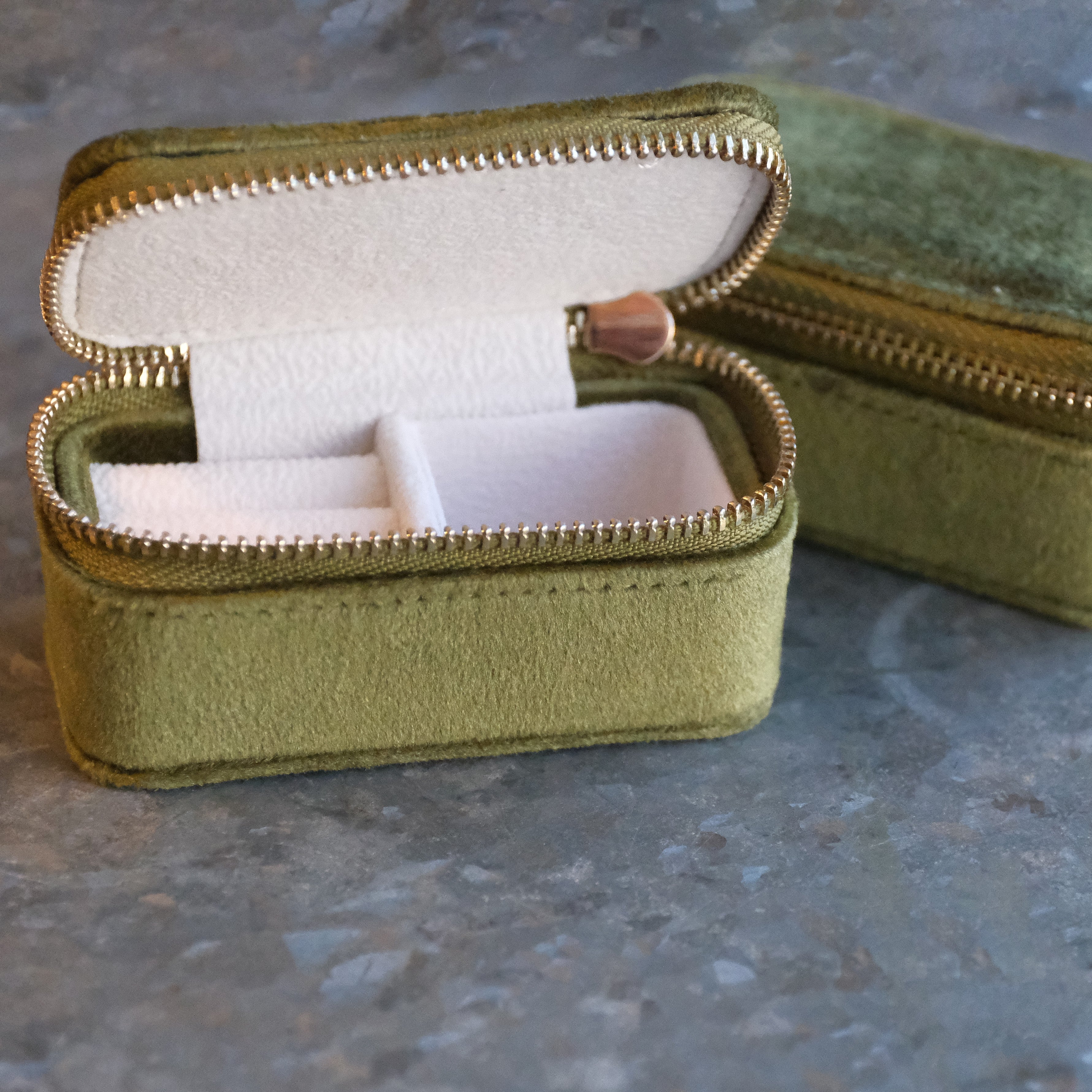 Velvet Travel Jewelry Case