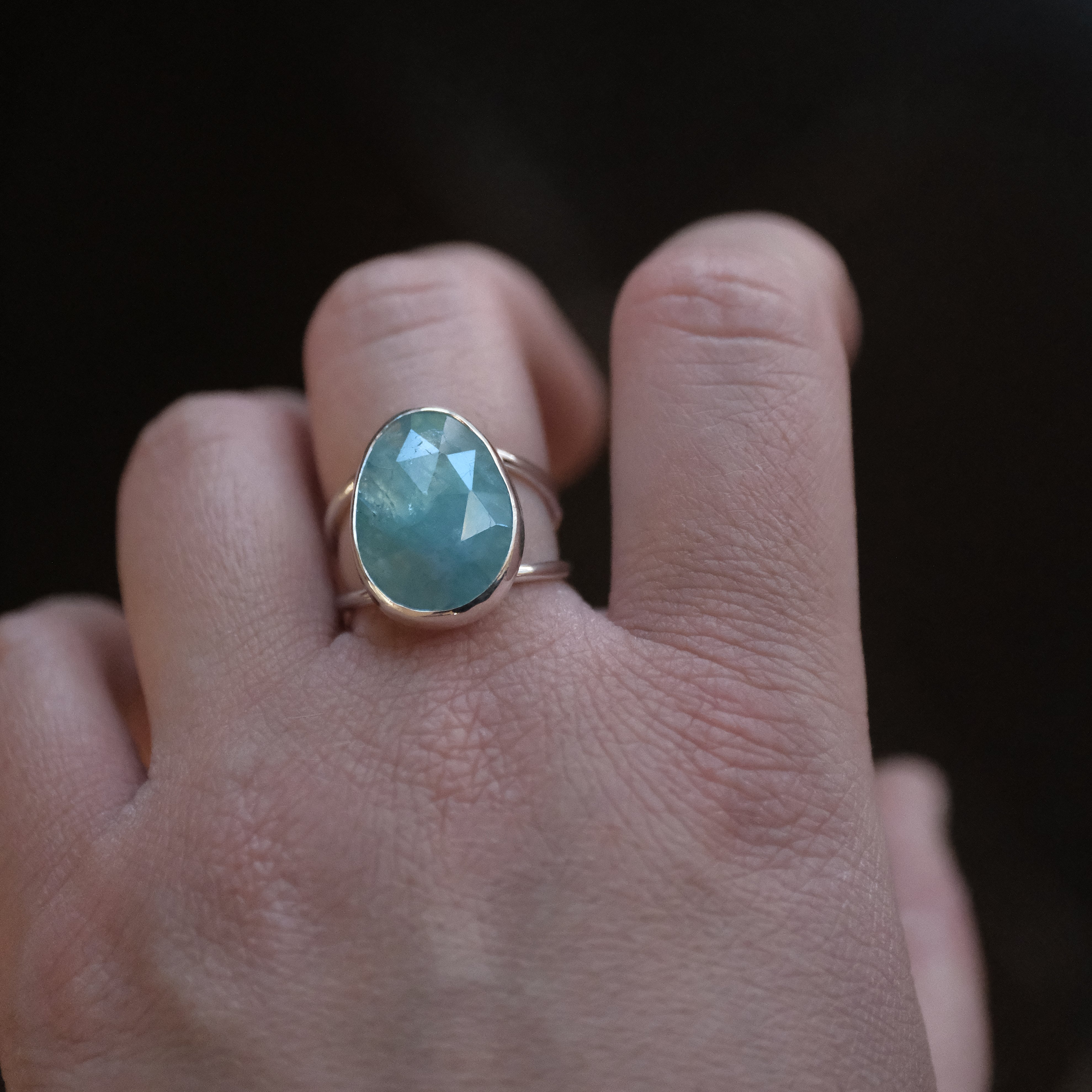 Aquamarine Baya Ring (Size 6.5) - One of a Kind