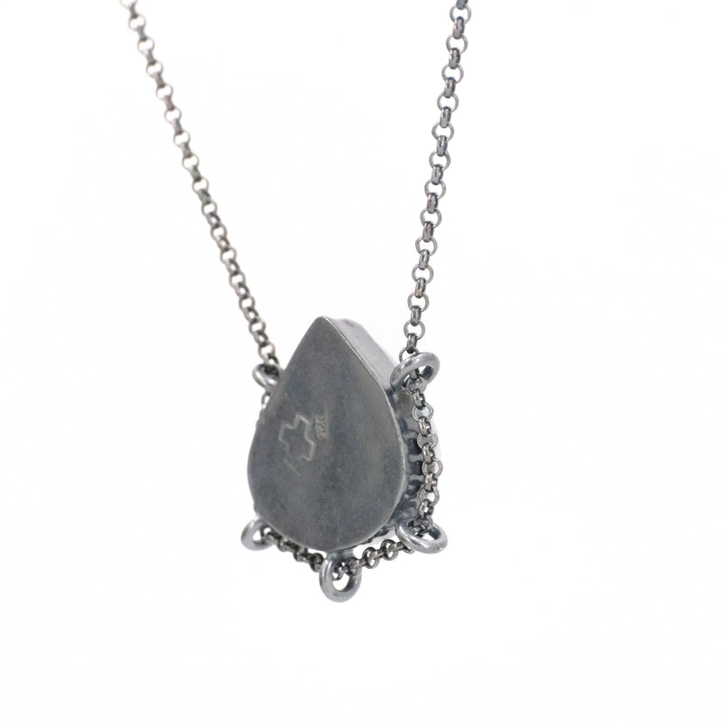Rainbow Moonstone Path Necklace - One of a Kind