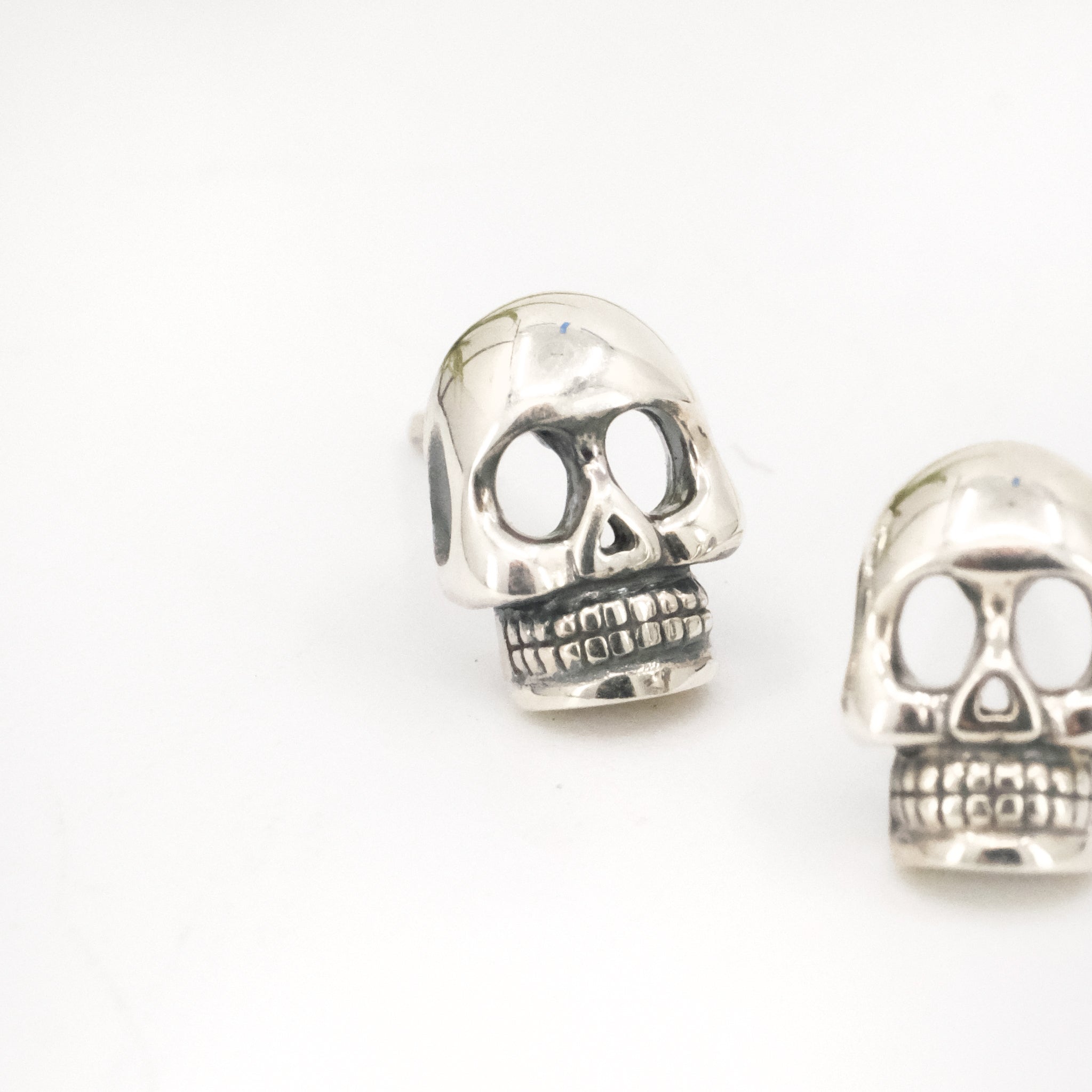 Sterling Skull Studs