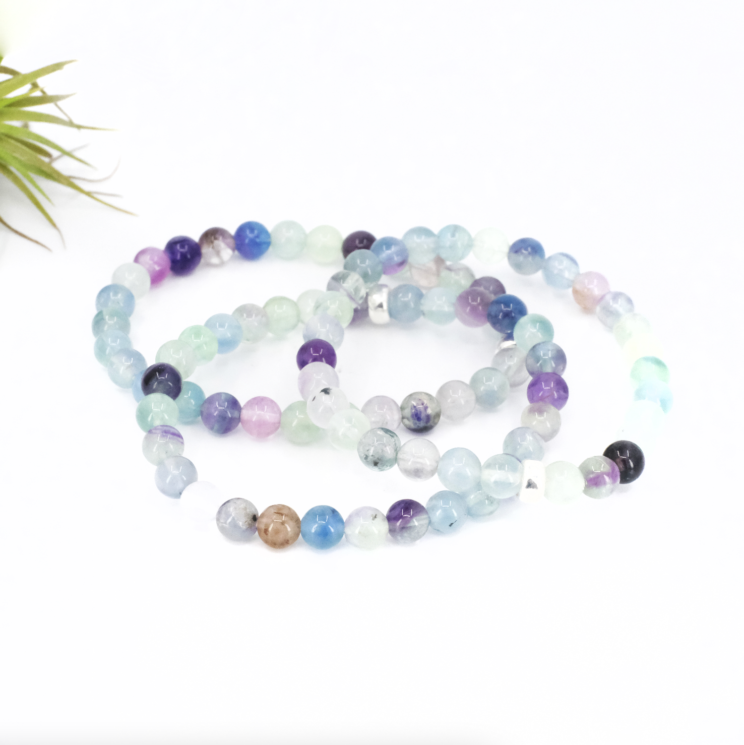 Fluorite Gemstone Bracelet