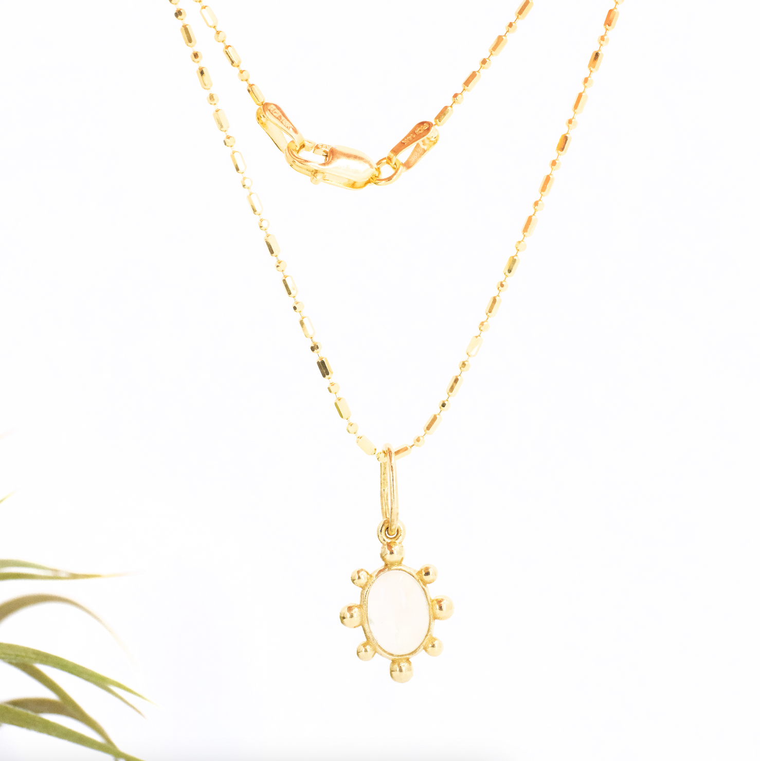 14k + Opal Sol Necklace