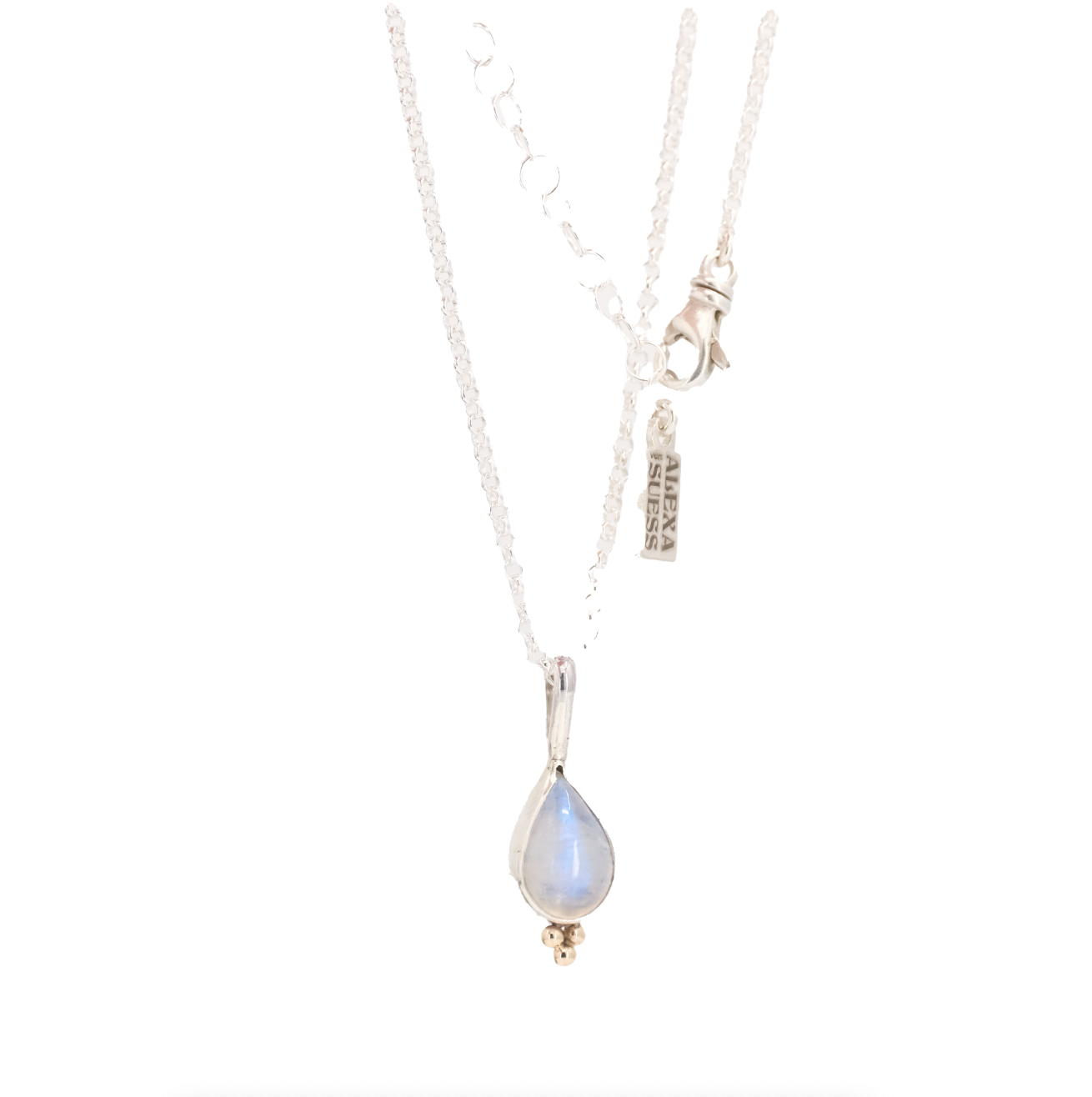Moonstone Dewdrop Necklace - One of a Kind