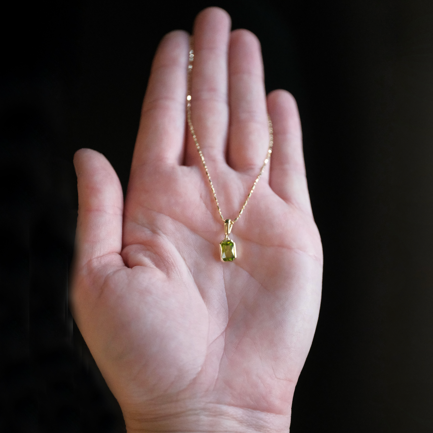 14k + Peridot Calais Necklace