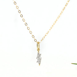 14k + Diamond Flash Necklace