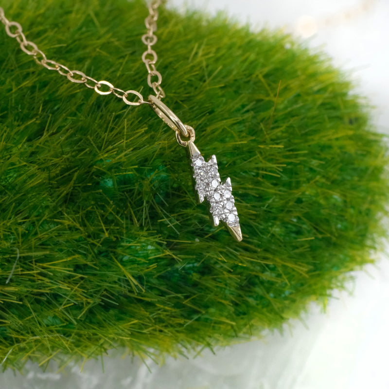14k + Diamond Flash Necklace