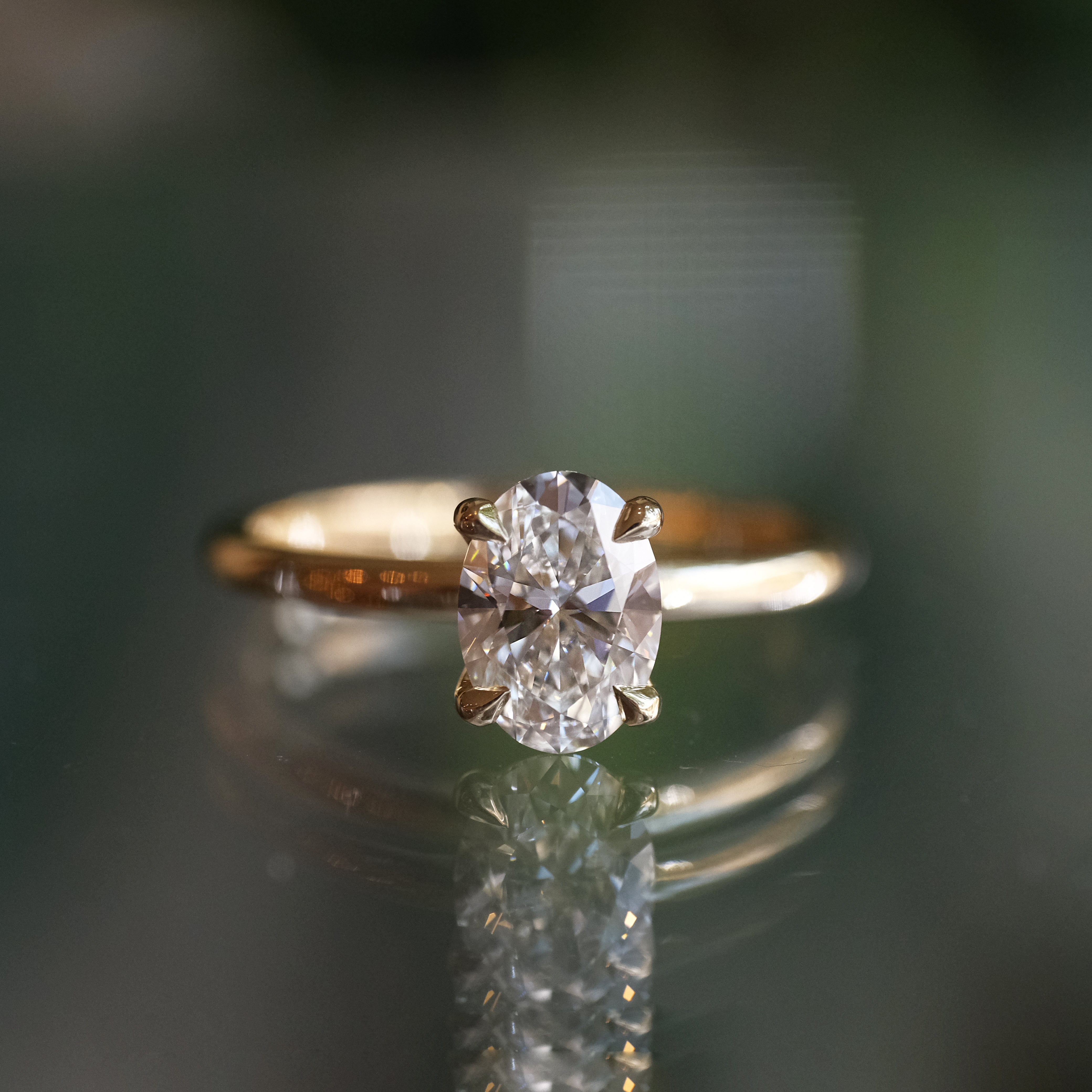 14k + Lab Diamond Flicker Ring