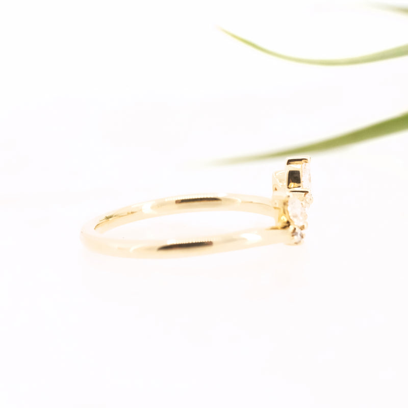 14k + Diamond Fortitude Ring
