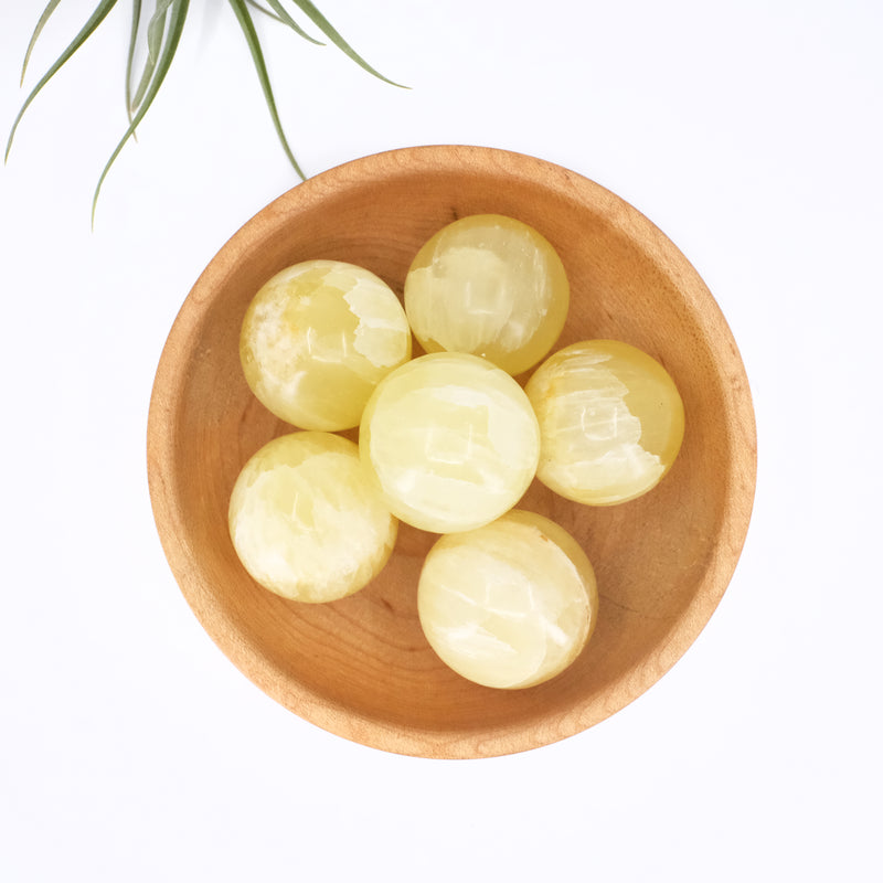 Lemon Calcite Mini Sphere