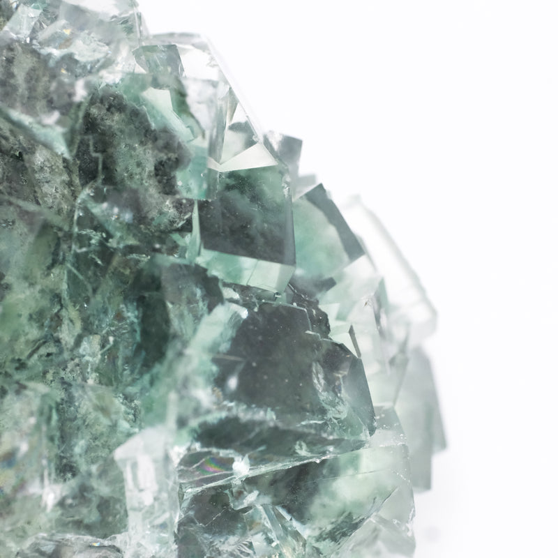 Xianghualing Cubic Green Fluorite Specimen