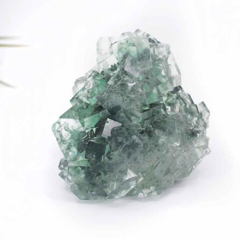 Xianghualing Cubic Green Fluorite Specimen