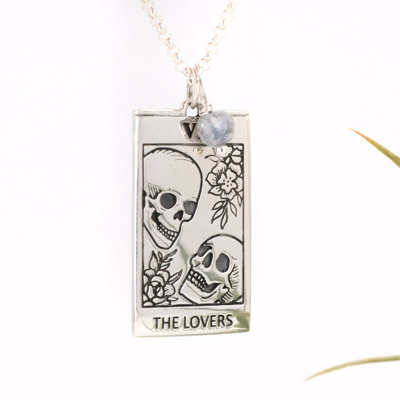 Lovers Sterling Tarot Necklace