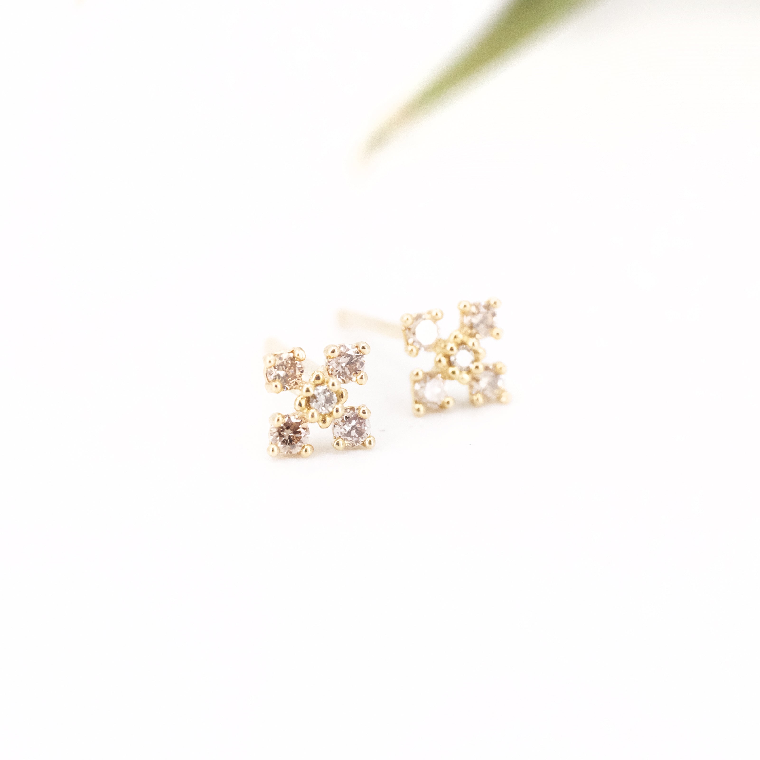 14k + Diamond Antares Studs