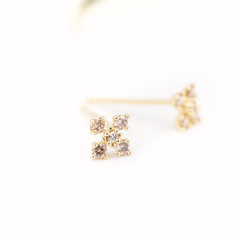 14k + Diamond Antares Studs