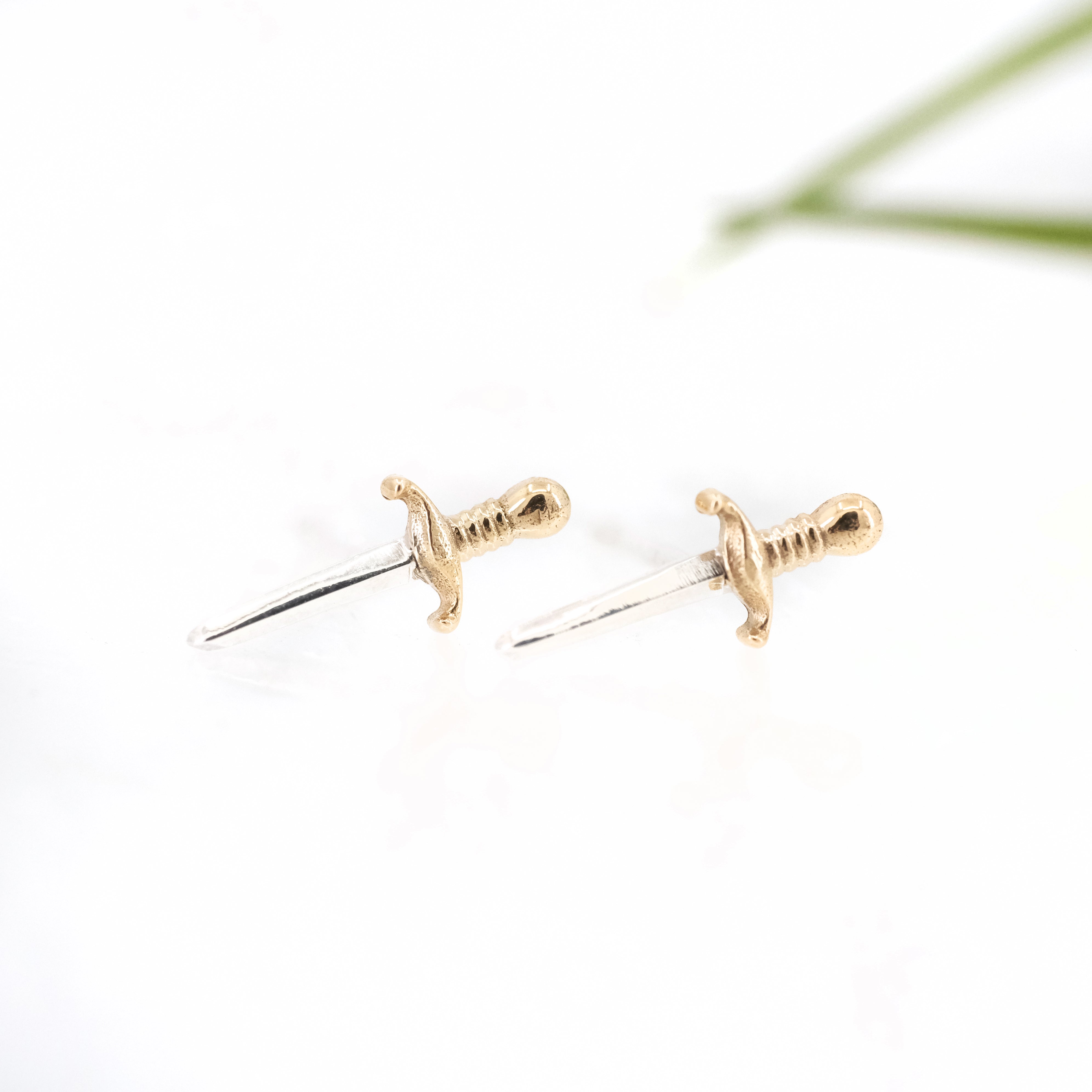 Tiny Dagger Studs