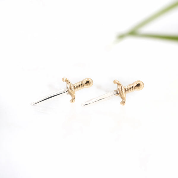 Tiny Dagger Studs