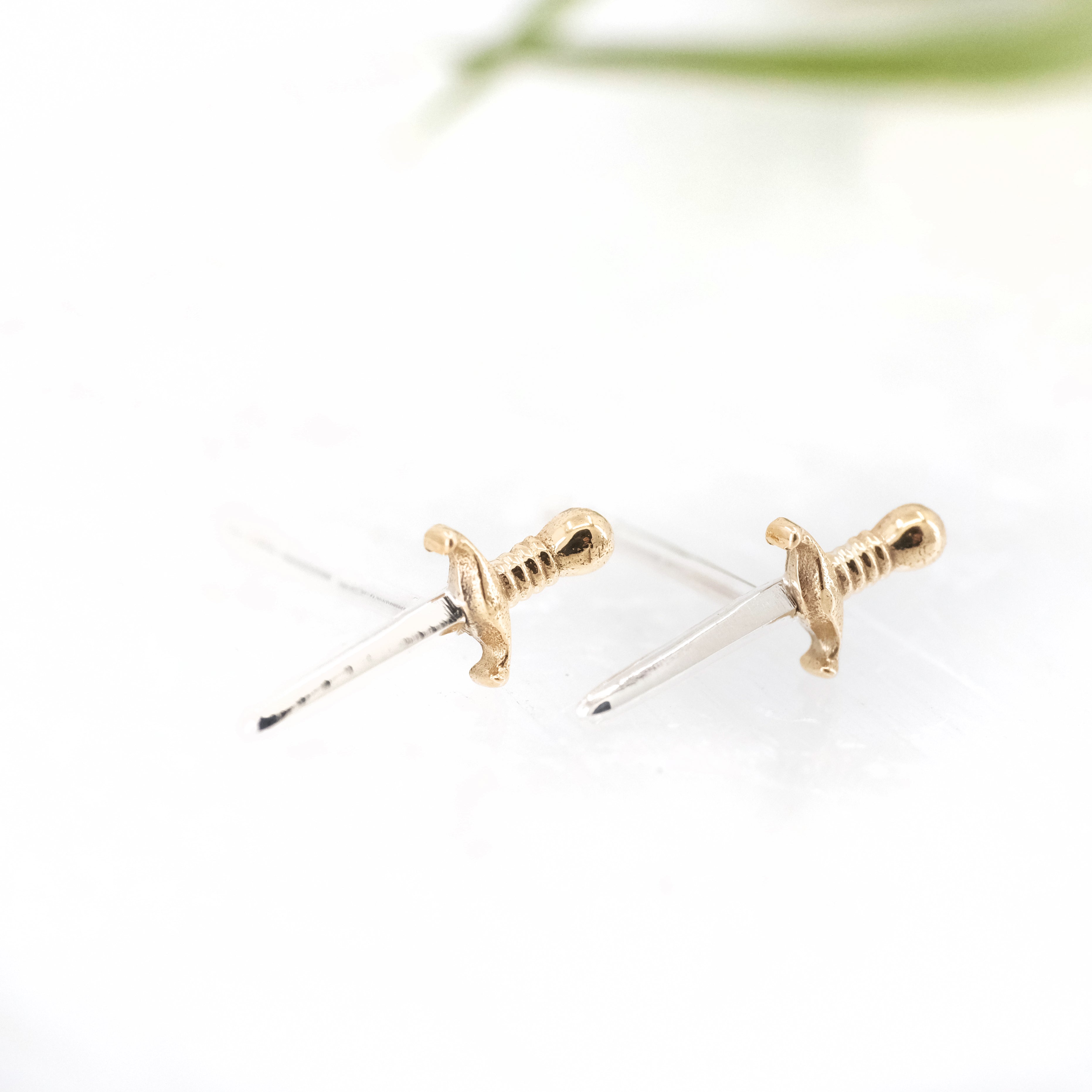 Tiny Dagger Studs